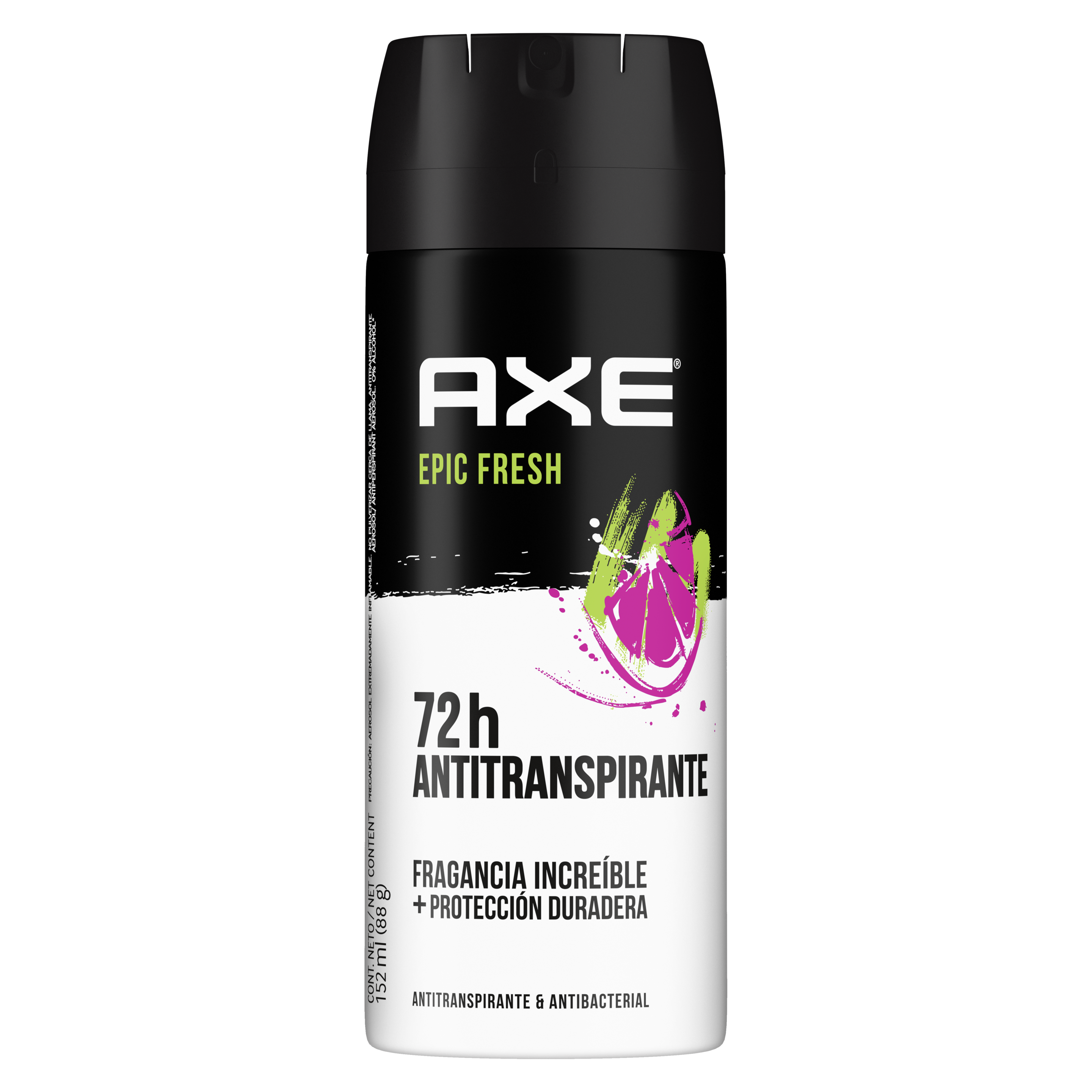 Axe Desodorante Antitranspirante en Aerosol Epic Fresh 152ml