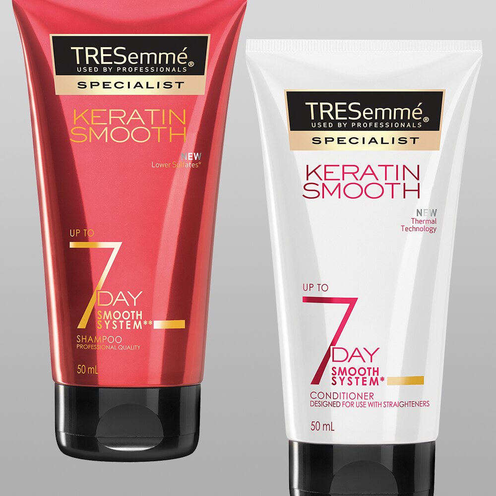 Produktbild på TRESemmé 7 Day Keratin Smooth-kollektionen