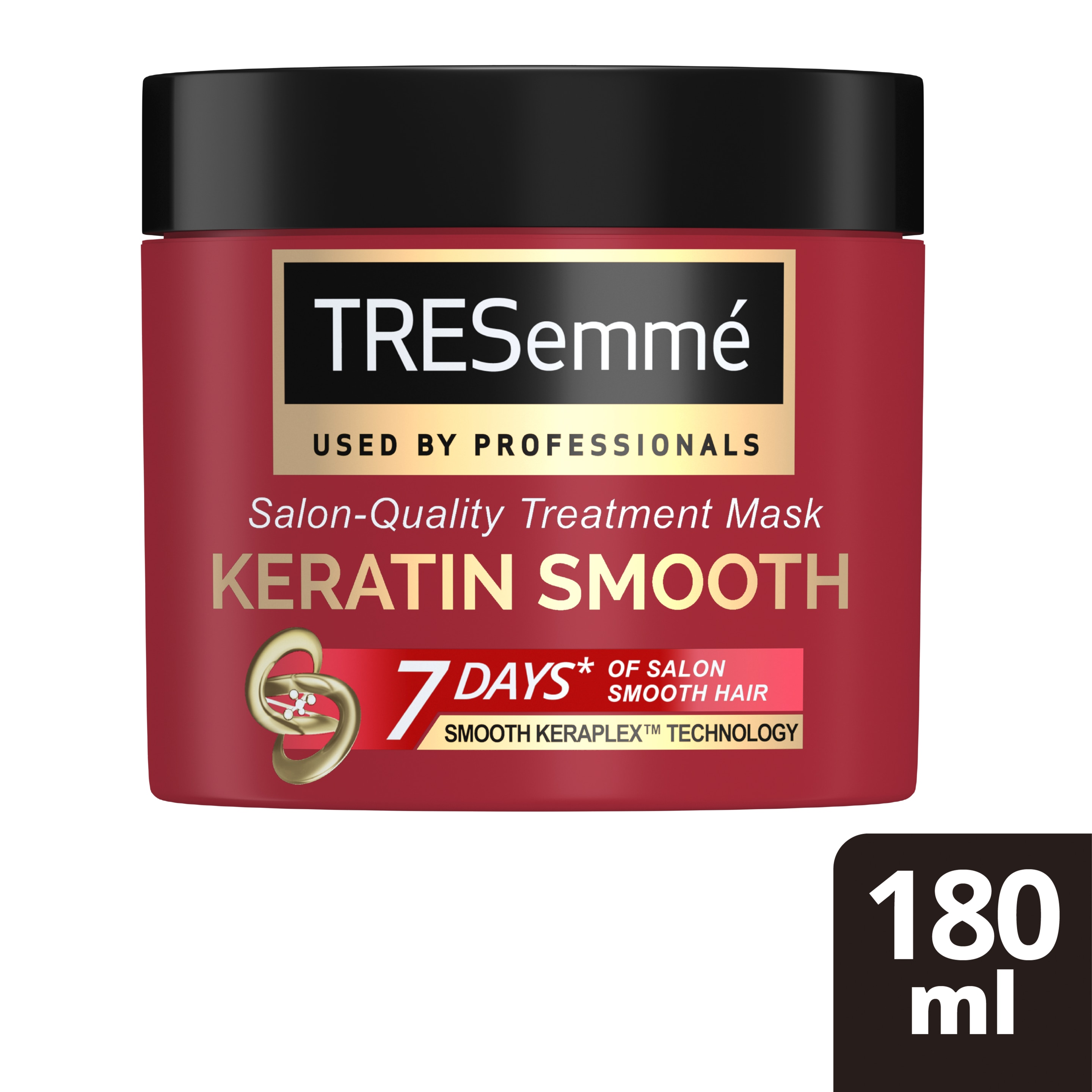 TRESemmé Keratin Smooth Kem Ủ Tóc Công Nghệ Phối Hợp Smooth KeraPLEX ™ Vào Nếp Suôn Mượt Chuẩn Salon 180 ML packshot