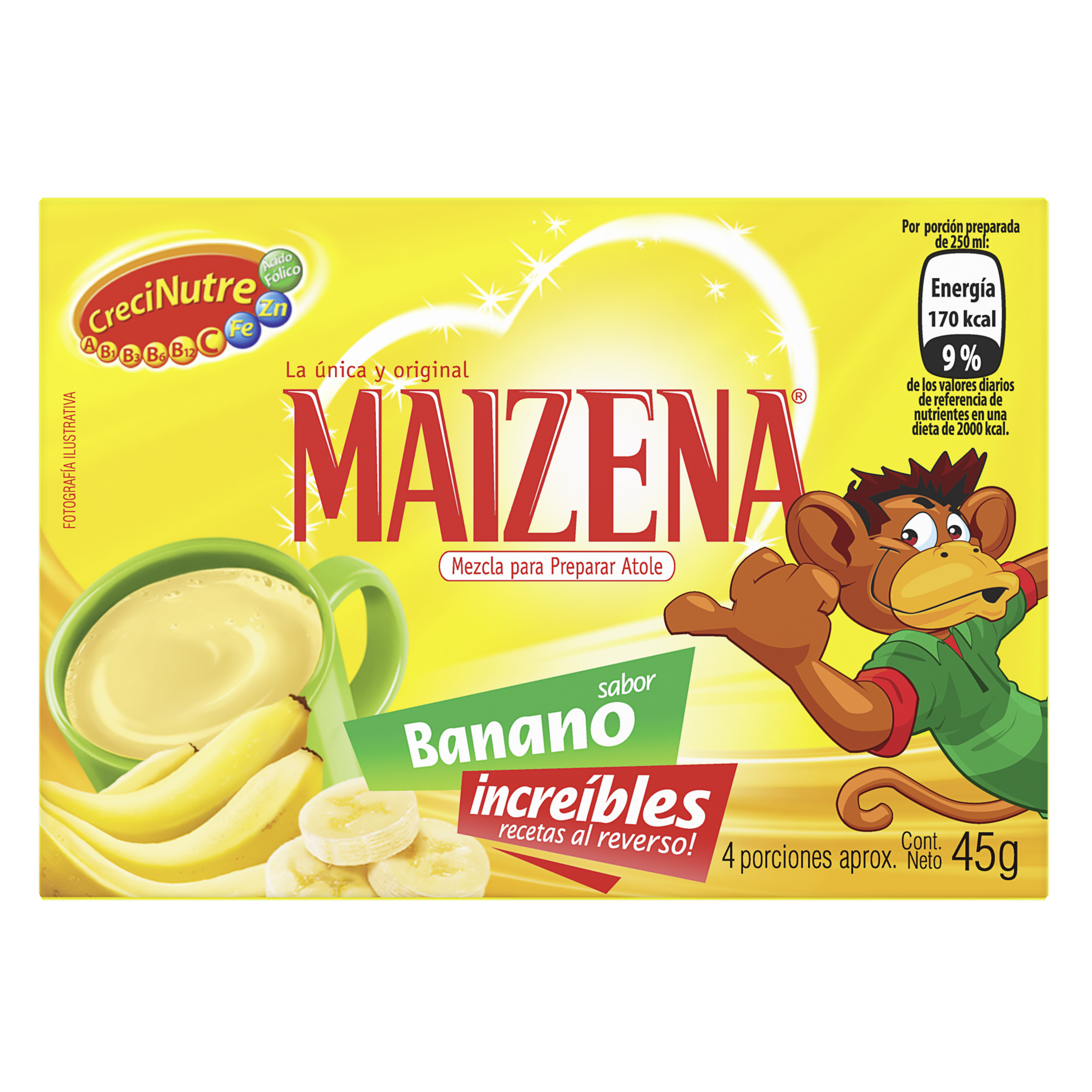 Atol sabor Banana MAIZENA packshot