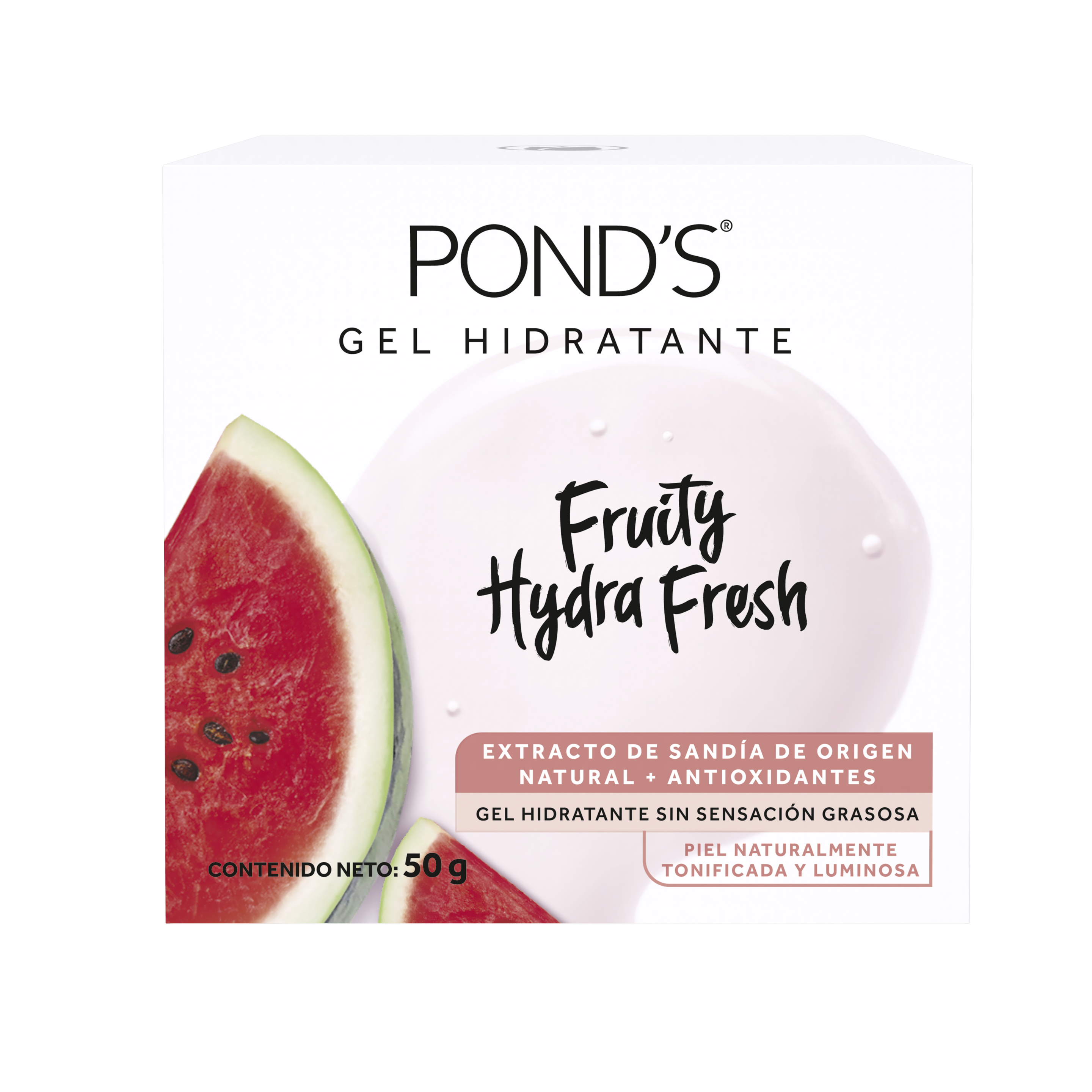 Pond's Gel Hidrantante Fruity Hydra Fresh Sandía 50g