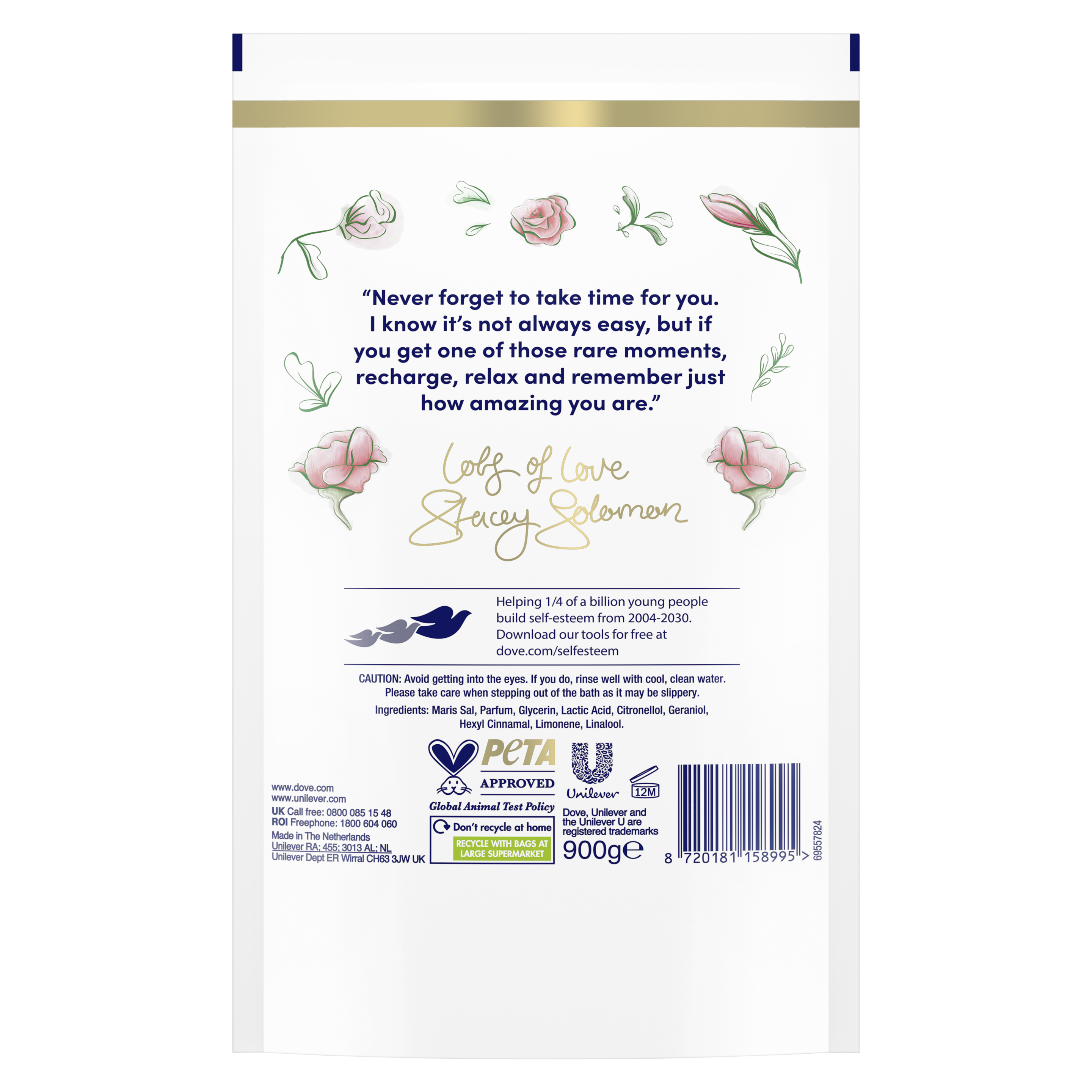 Renewing Care Bath Salts, Stacey Solomon Limited Edition
