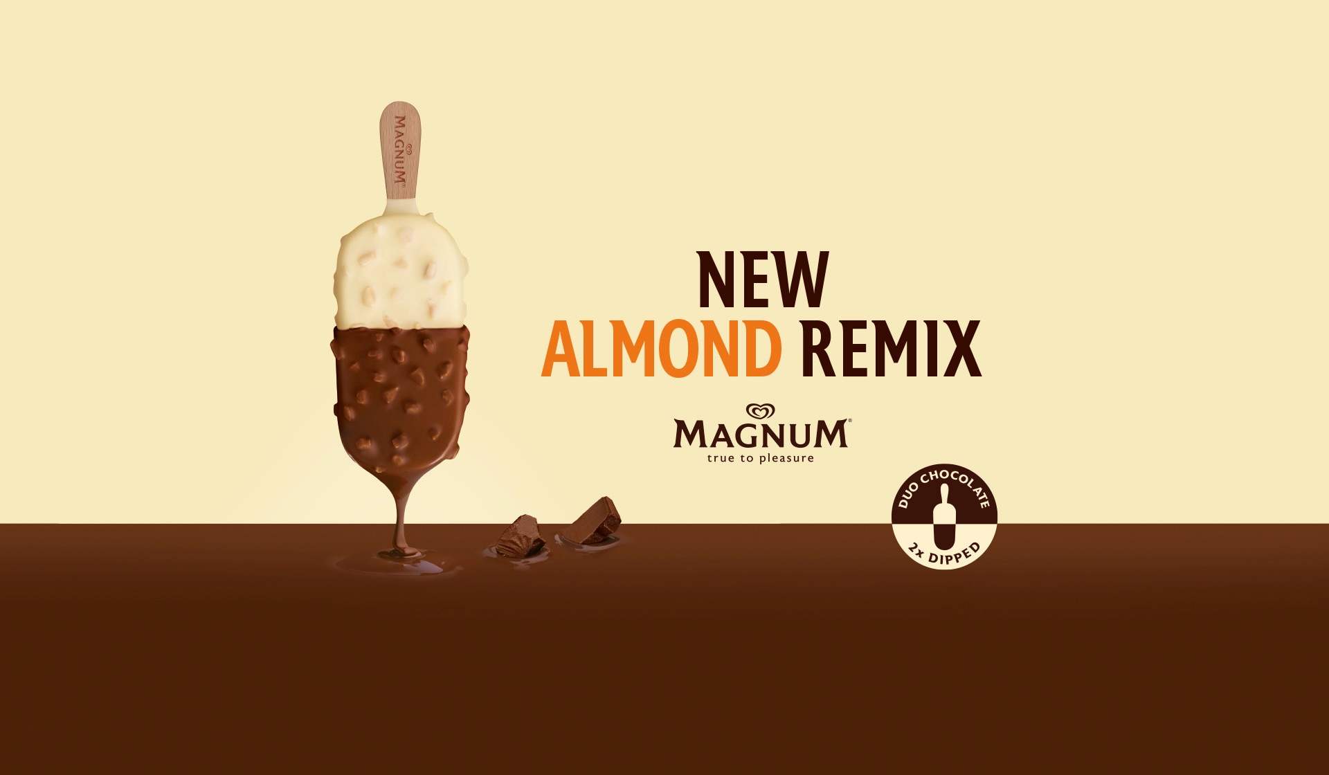 Magnum Almond Remix Stick