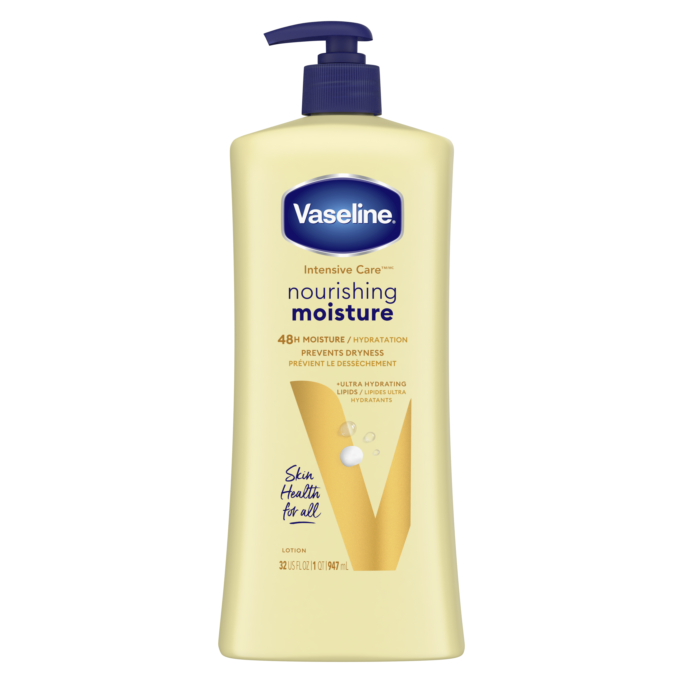 Vaseline® Intensive Care™ Nourishing Moisture Lotion frente de envase
