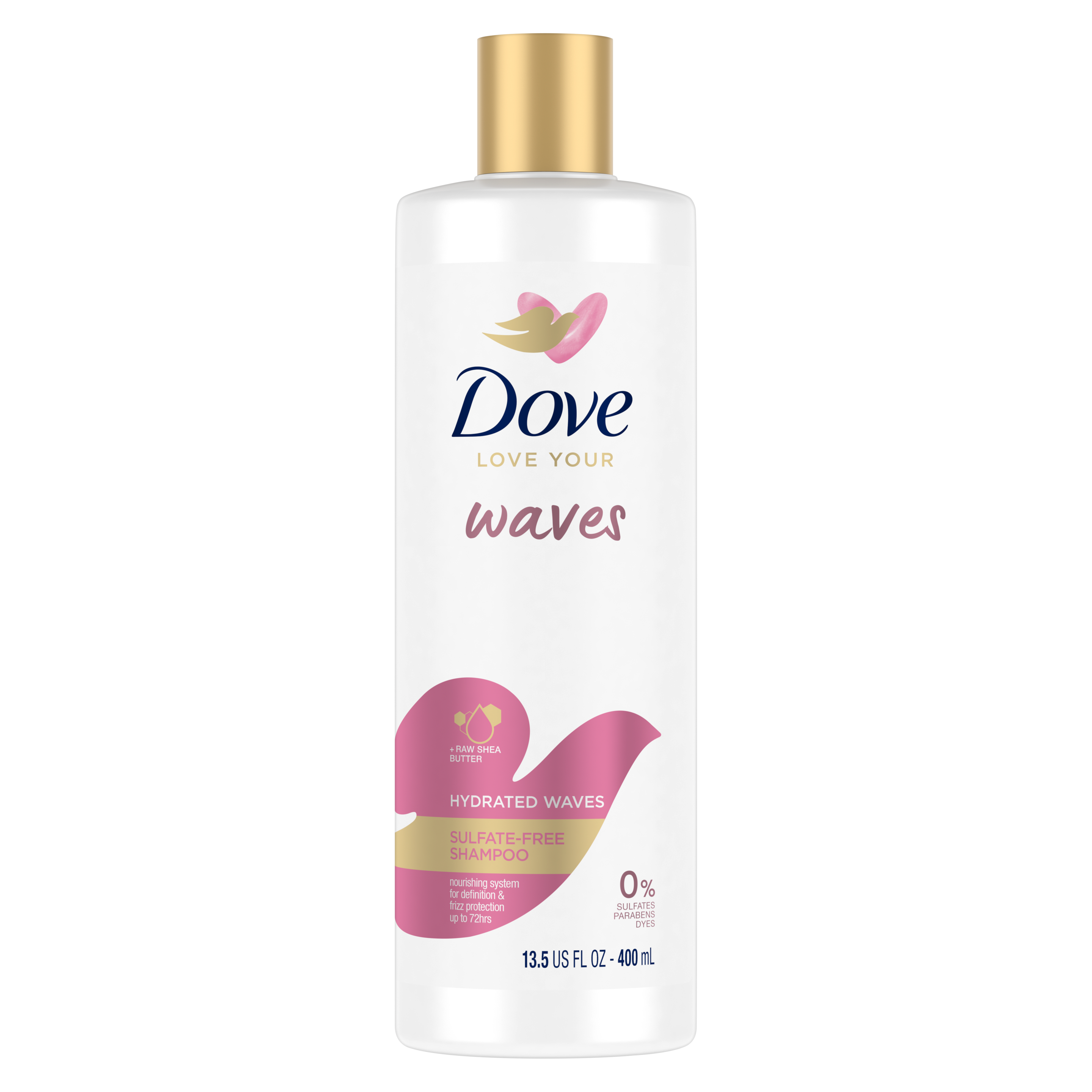Love Your Waves Hydrated Waves Sulfate-Free Shampoo by Dove