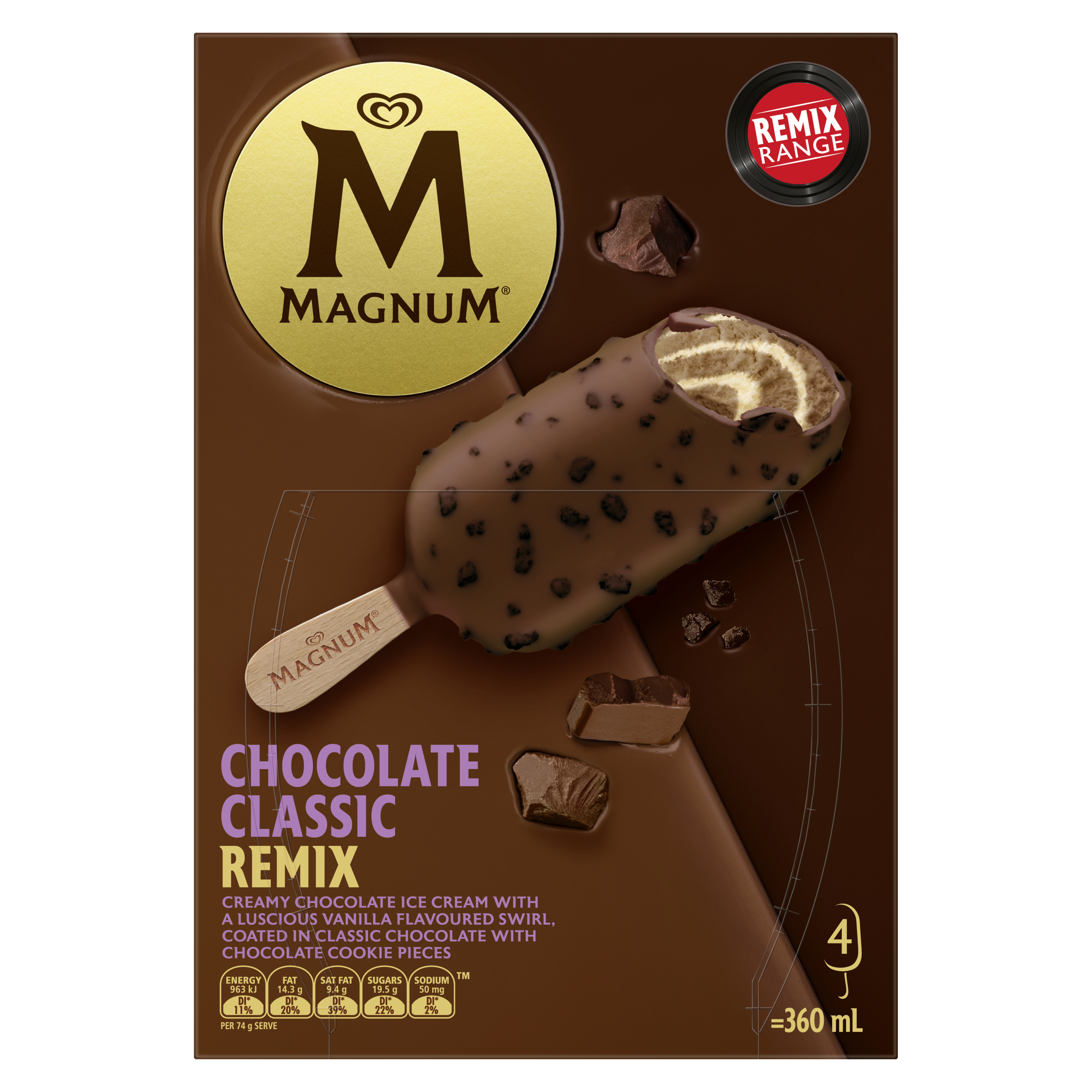 Magnum Chocolate Classic Remix Multipack