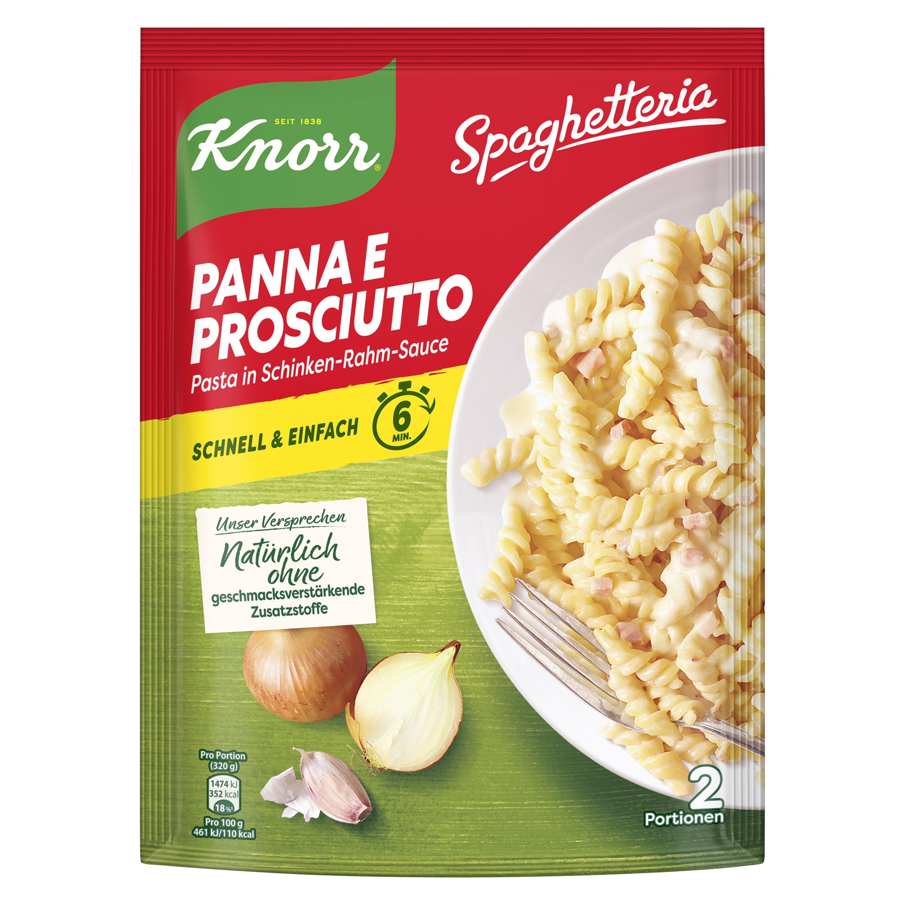 Knorr Spaghetteria Prosciutto Nudel-Fertiggericht 166g
