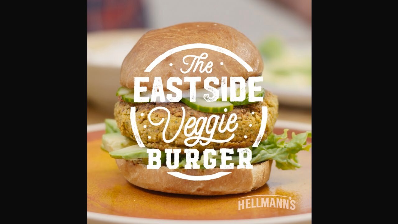 Hellmann's & DJ BBQ: Eastside Veggie Burger Recipe #grilltopia