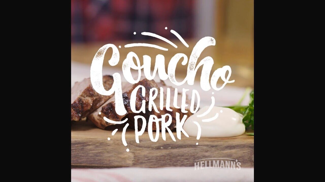 Hellmann's & DJ BBQ: Gaucho Grilled Pork Recipe #grilltopia
