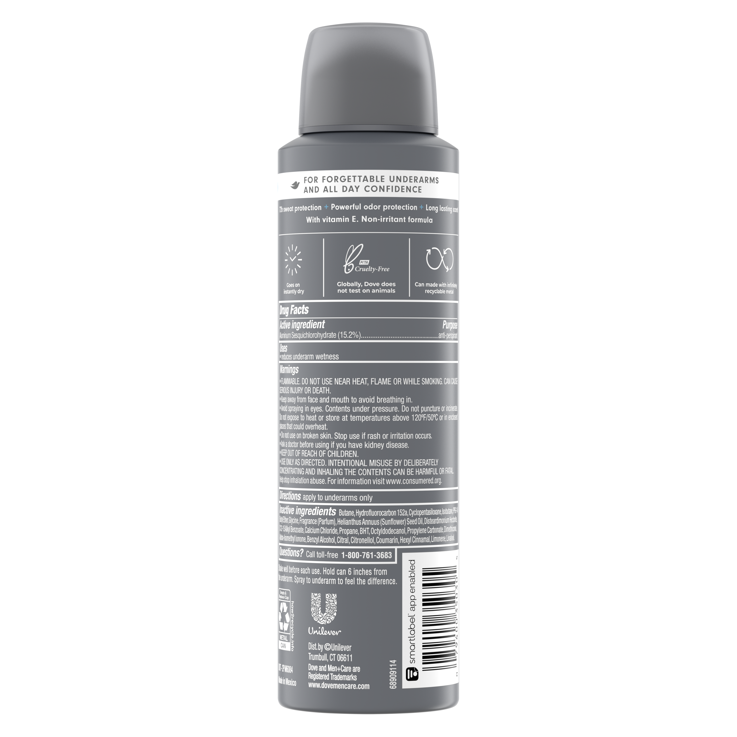 Men+Care Clean Comfort Dry Spray Antiperspirant Deodorant