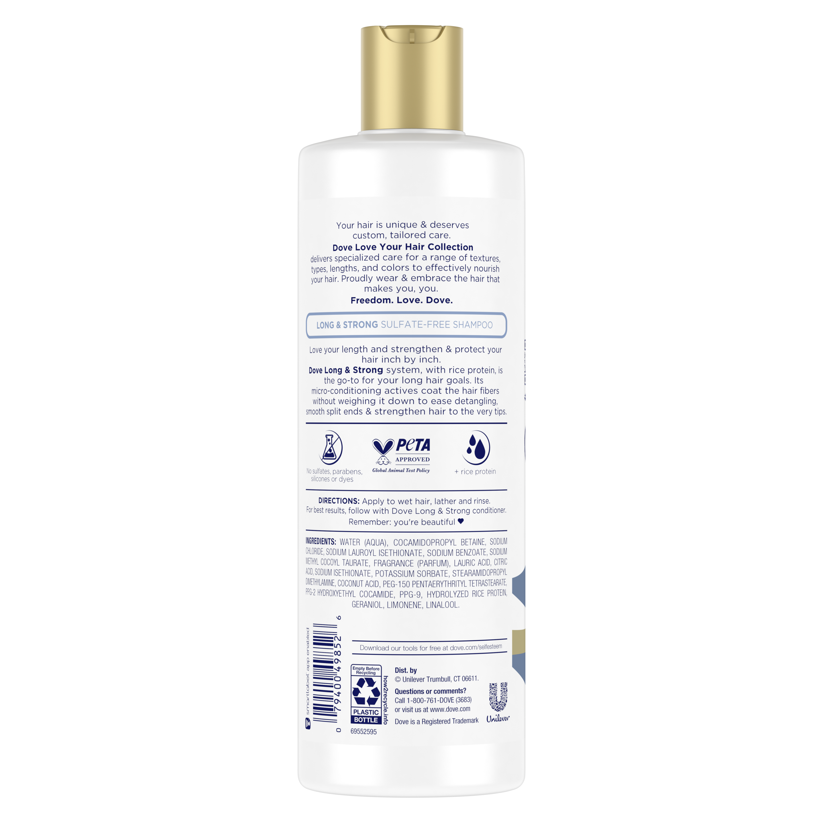 Love Your Lasting Length Long and Strong Sulfate-Free Shampoo