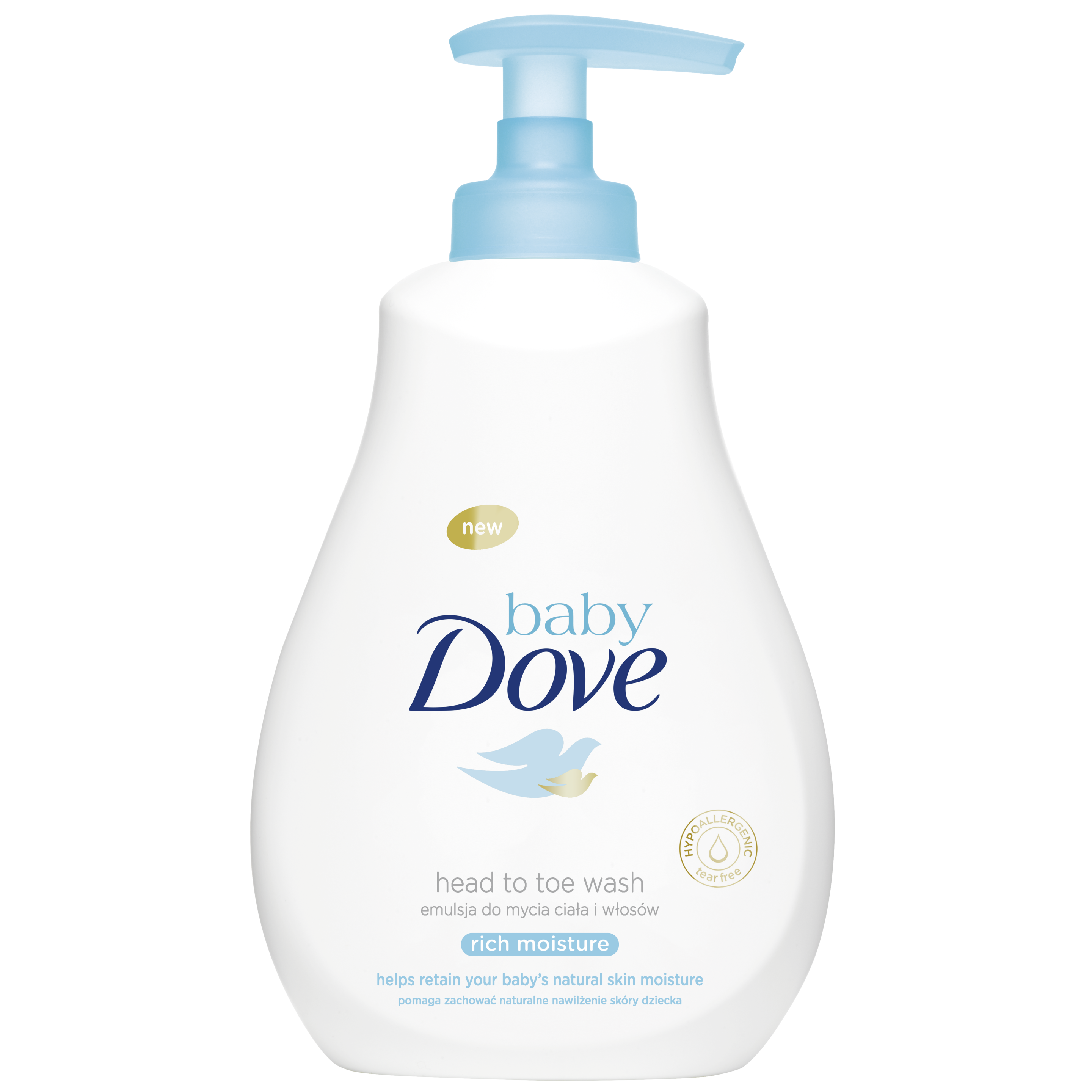 Baby Dove Emulsja do mycia ciała i włosów Rich Moisture 400ml
