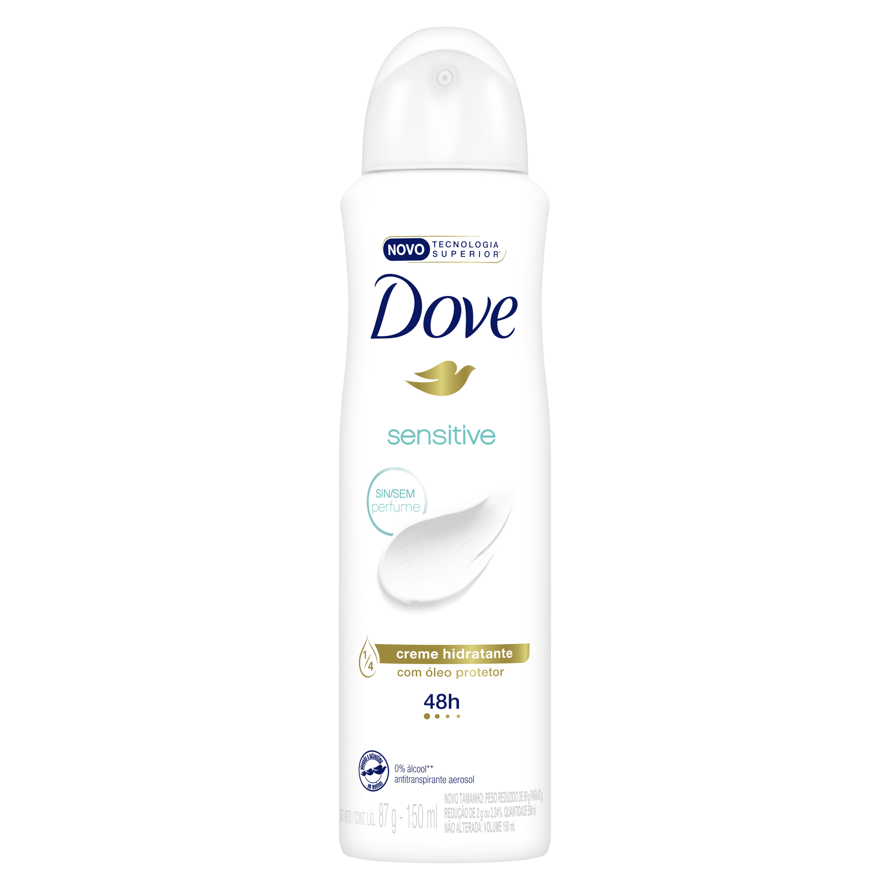 Desodorante Dove Aerosol Sensitive 150 ml