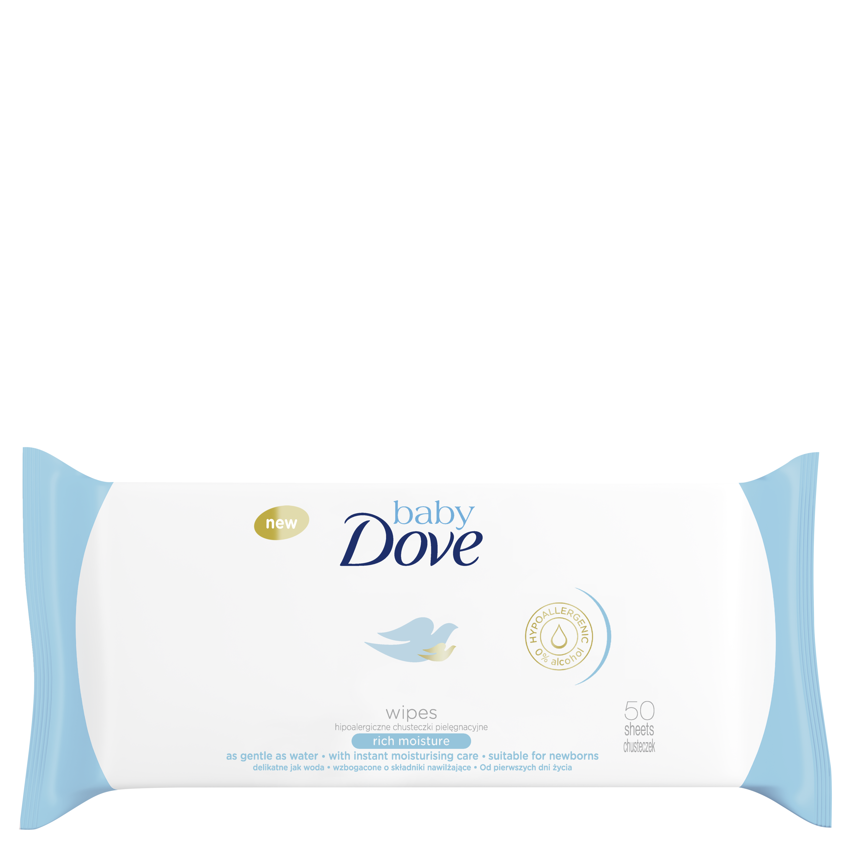 Baby Dove Pielęgnacyjne chusteczki Rich Moisture 1x50