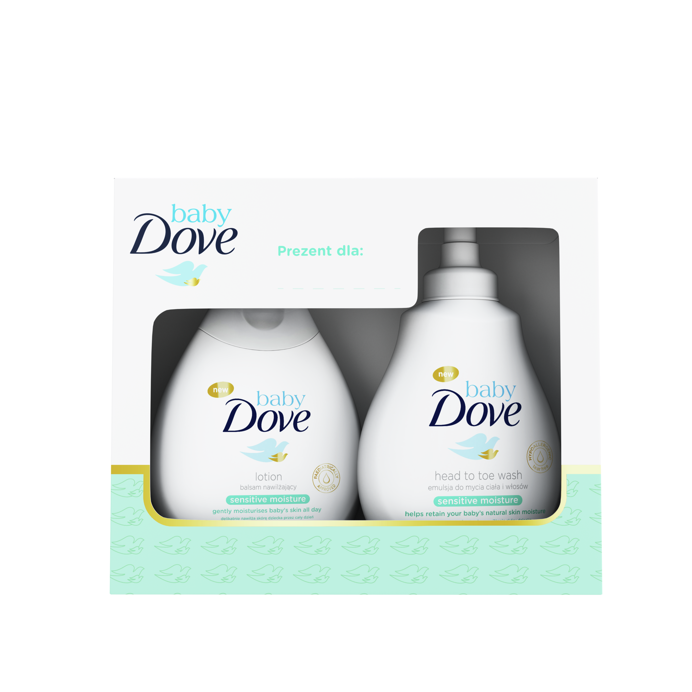Baby Dove Zestaw podarunkowy Sensitive Moisture