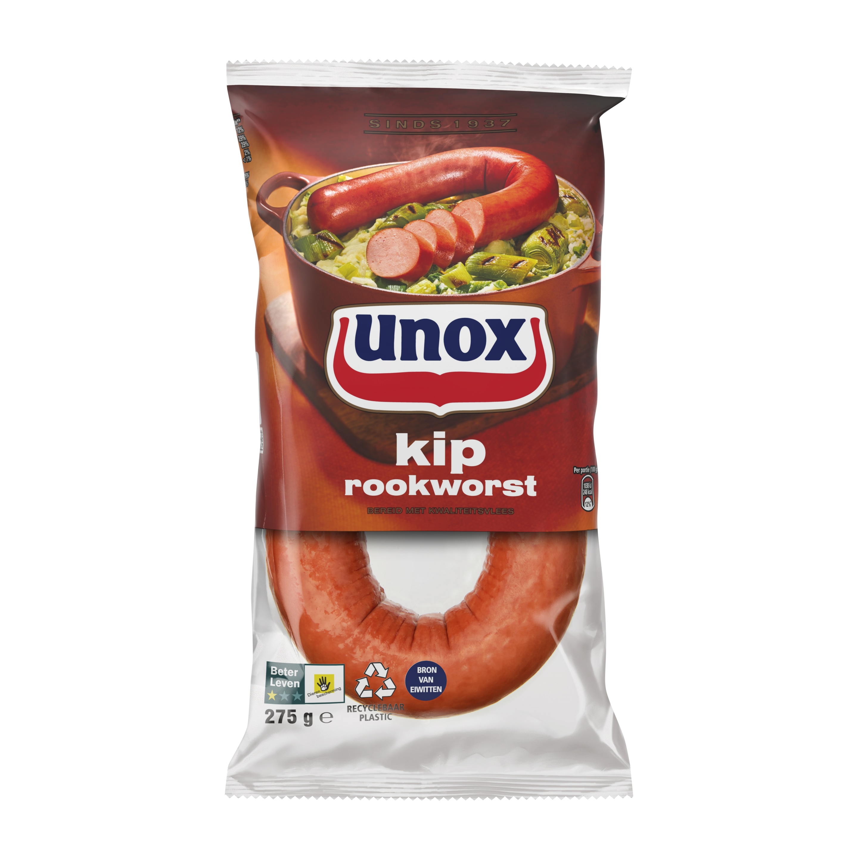 Unox  Rookworst kip 275g