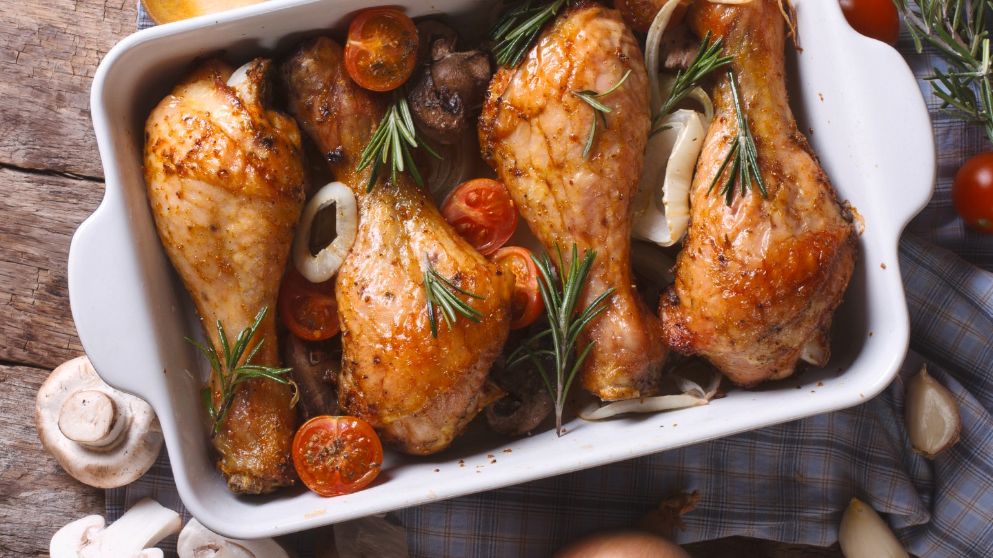3 formas de cocinar piernas de pollo bien sabrosas