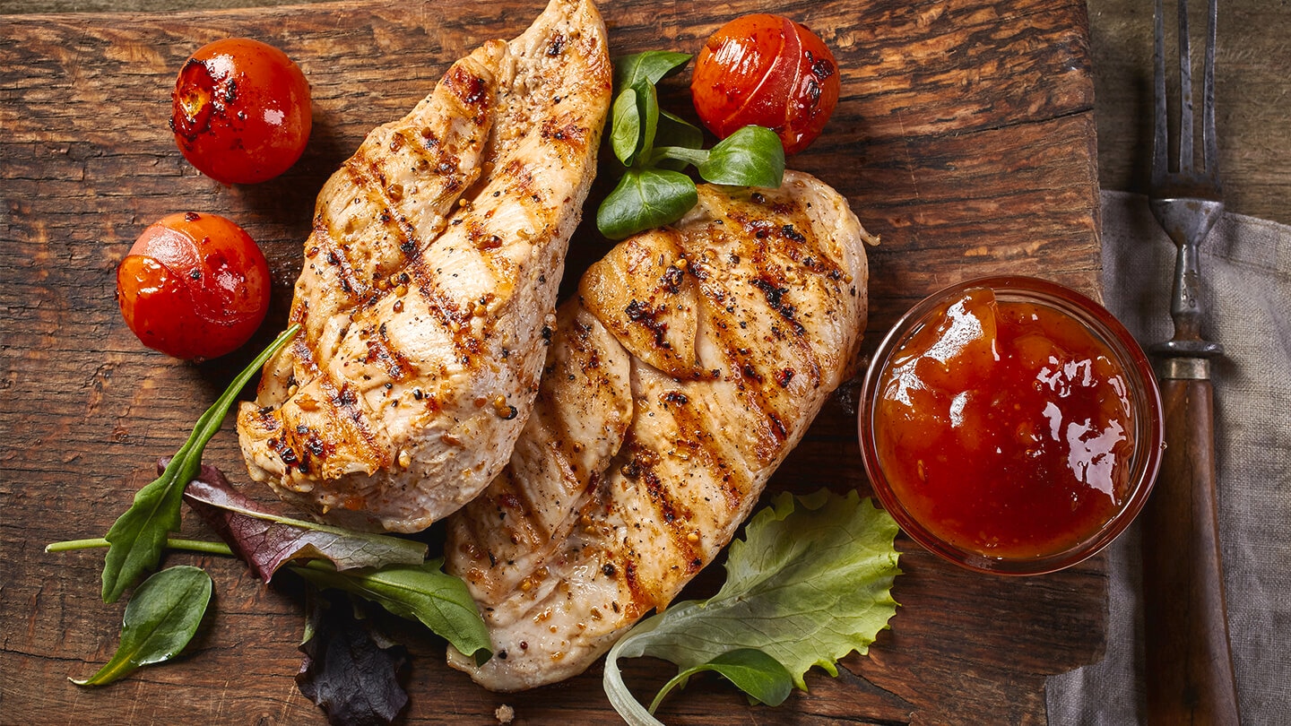 delicious grilled chicken