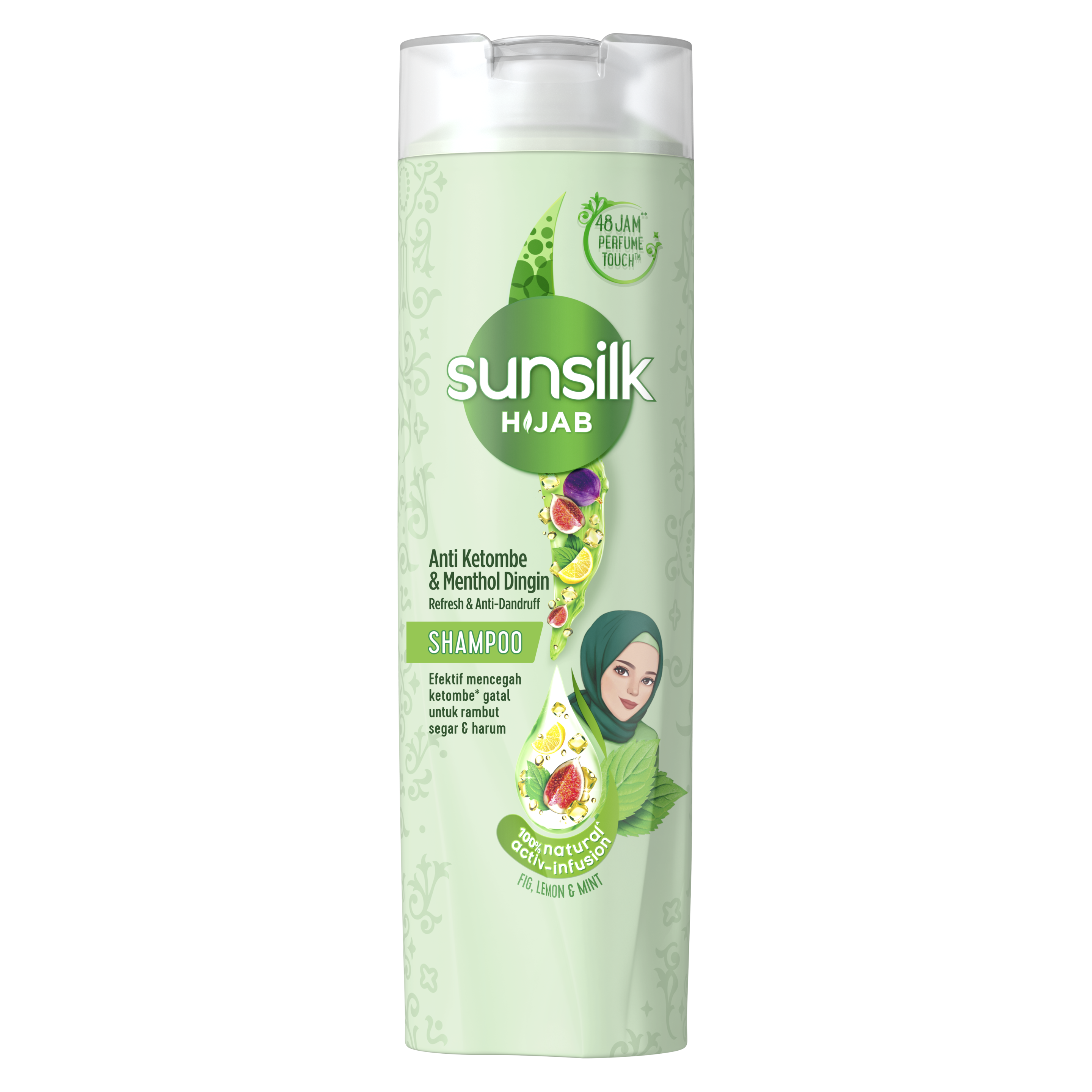 Sunsilk Hijab Anti Ketombe & Menthol Dingin Shampoo Bottle 300 mL