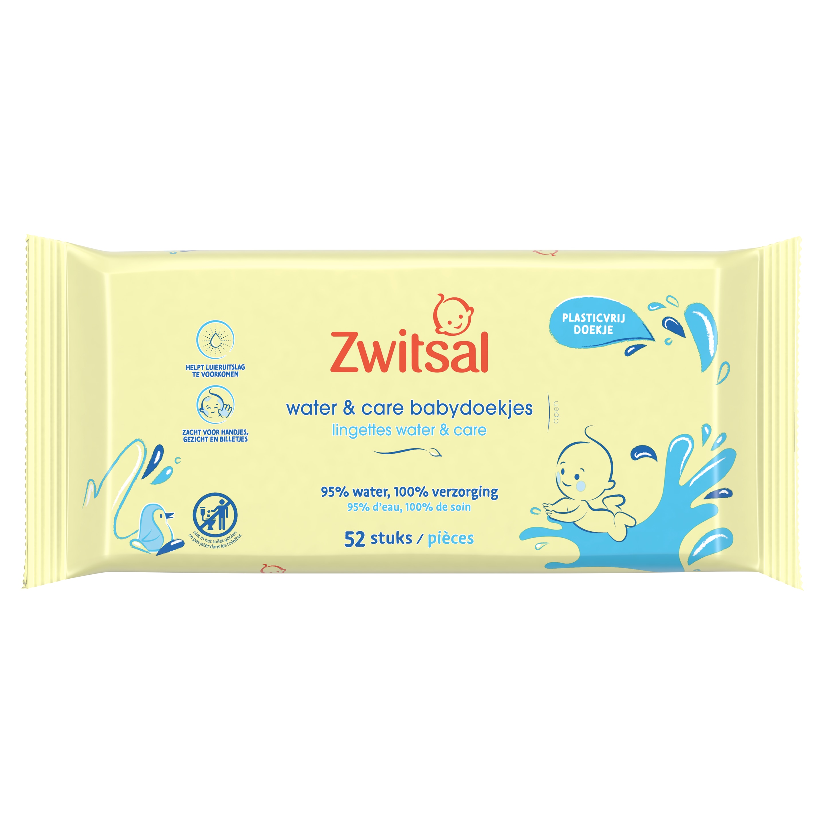 Water & Care Babydoekjes 52 stuks