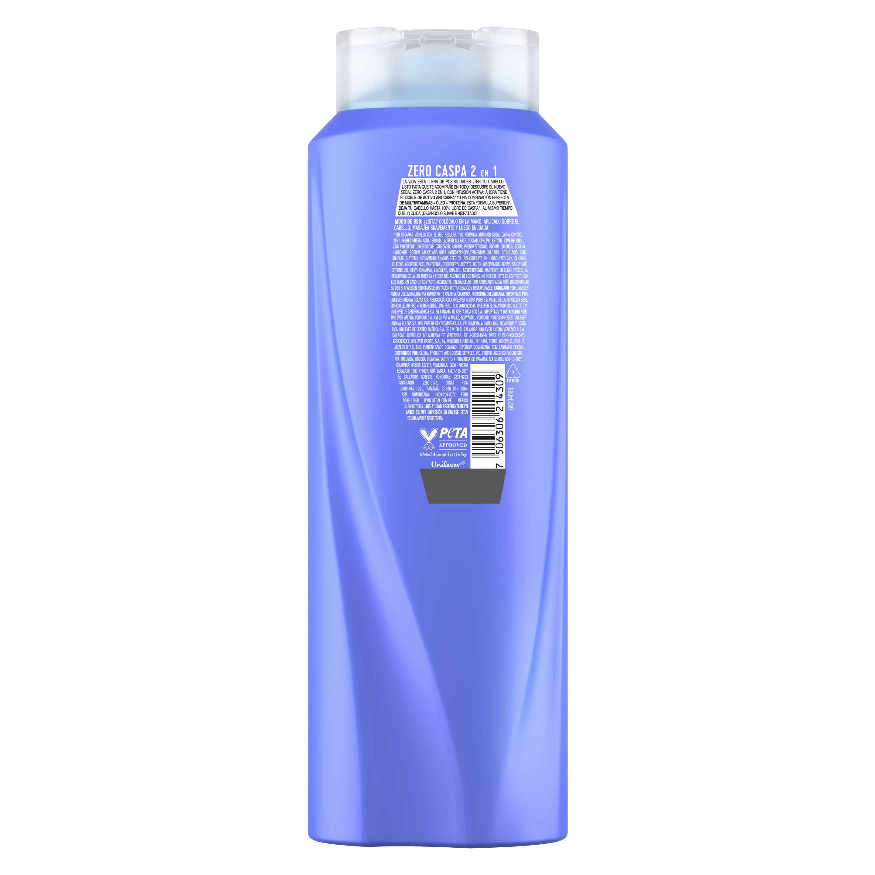 Sedal Zero Caspa 2en1 Shampoo