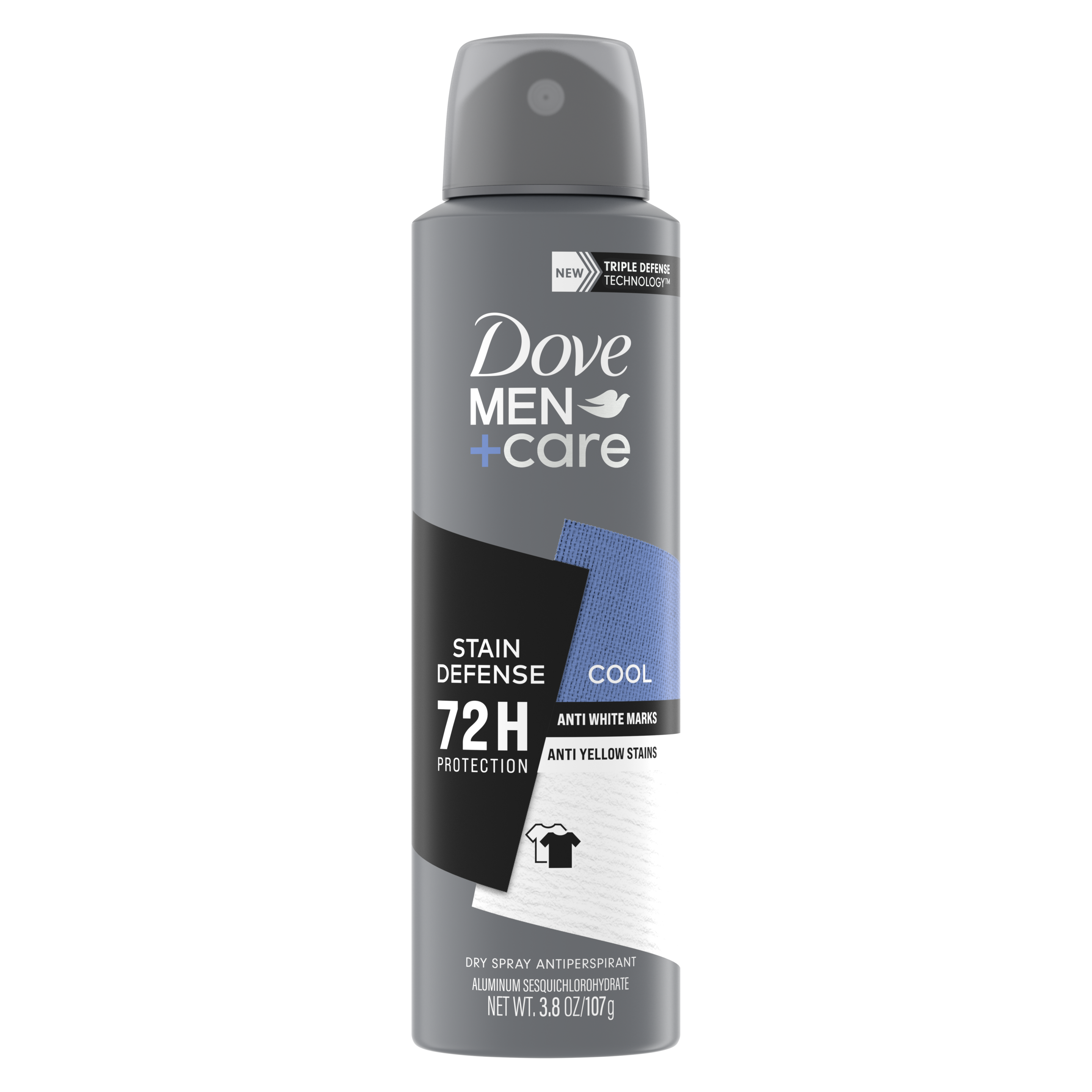 Dove Men+Care Stain Defense Cool Dry Spray Antiperspirant