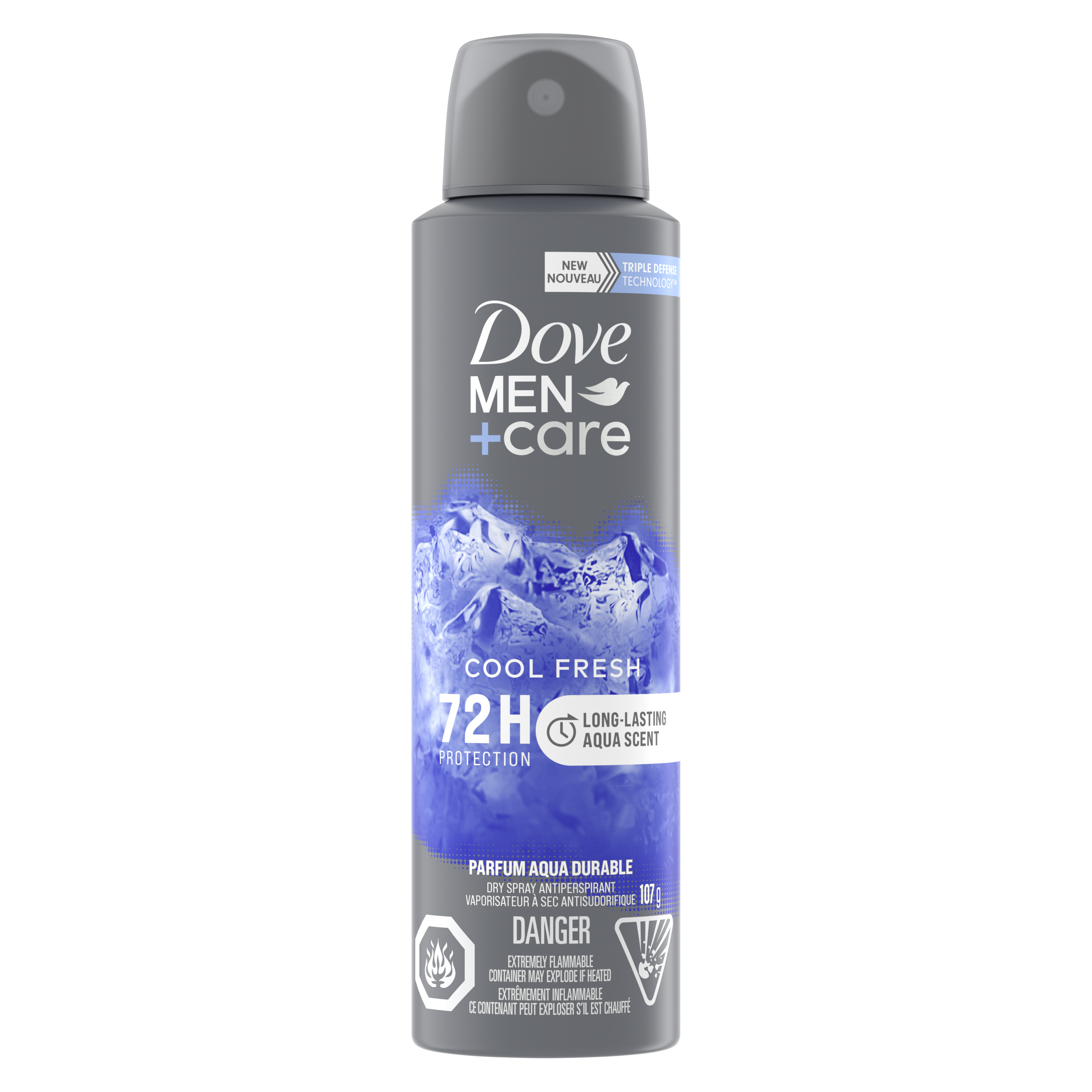 Men+Care Cool Fresh Dry Spray Antiperspirant 107g Front