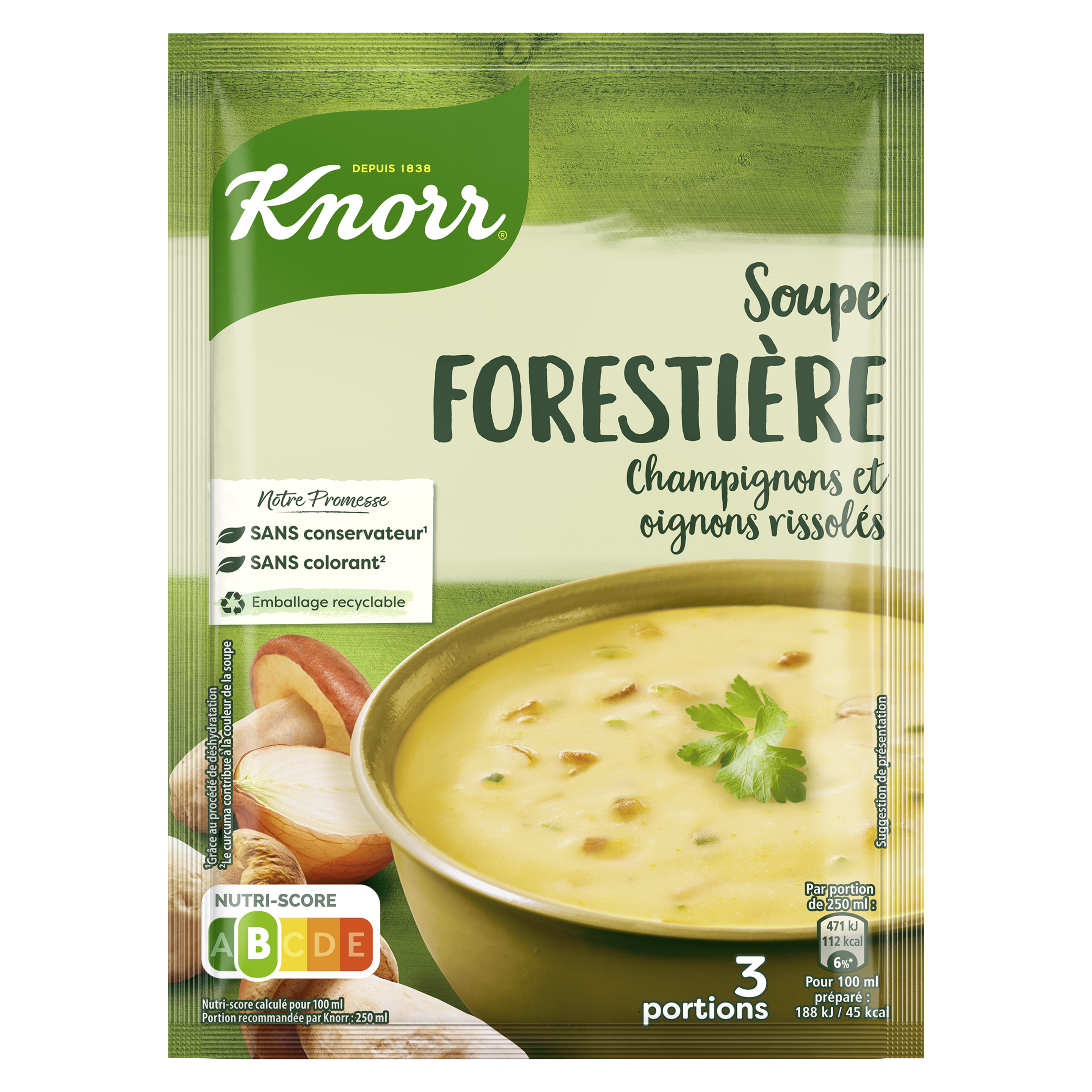 Soupe Forestière Champignons