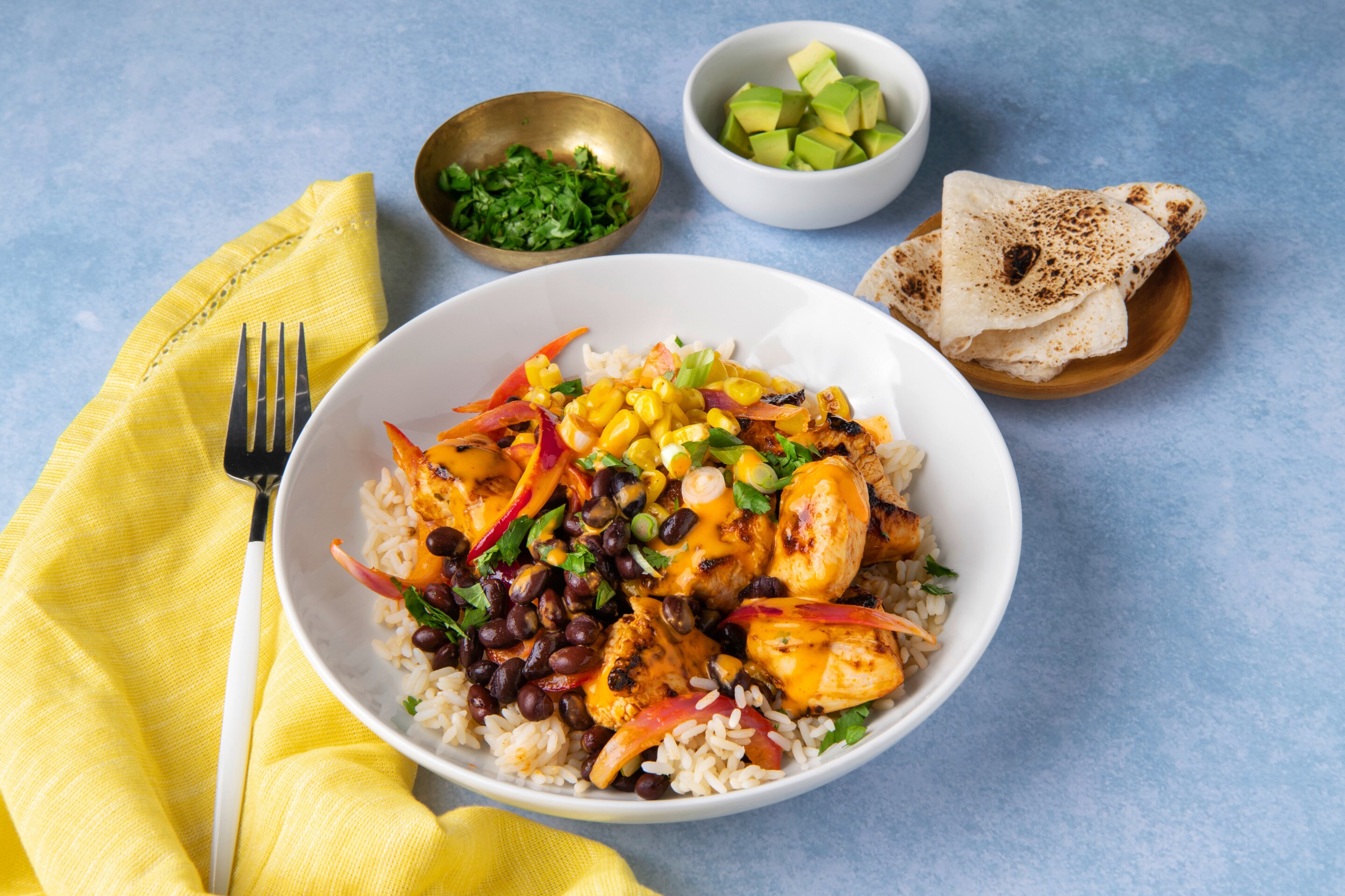 Spicy Chicken Burrito Bowl