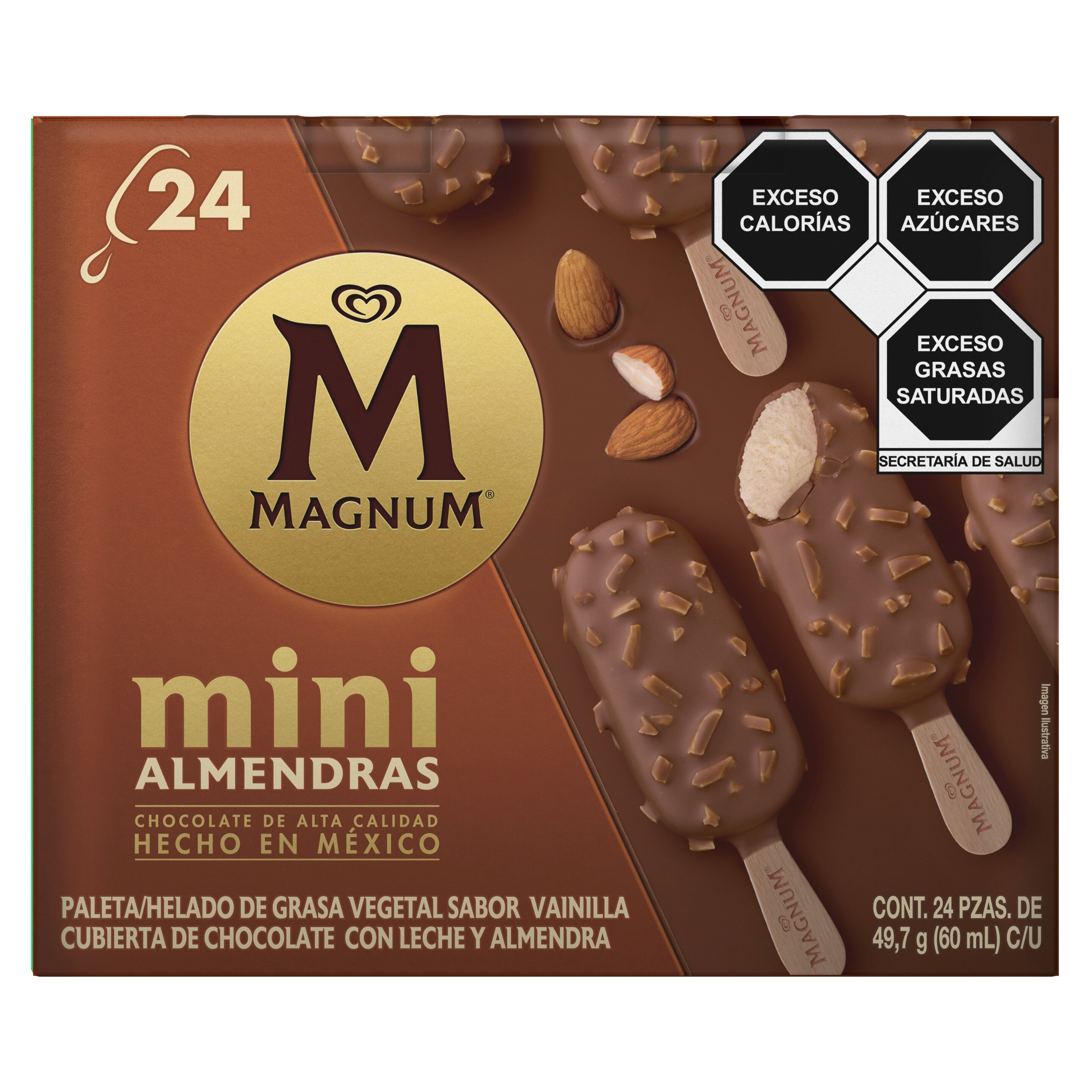 Magnum Mini Almendras x 24
