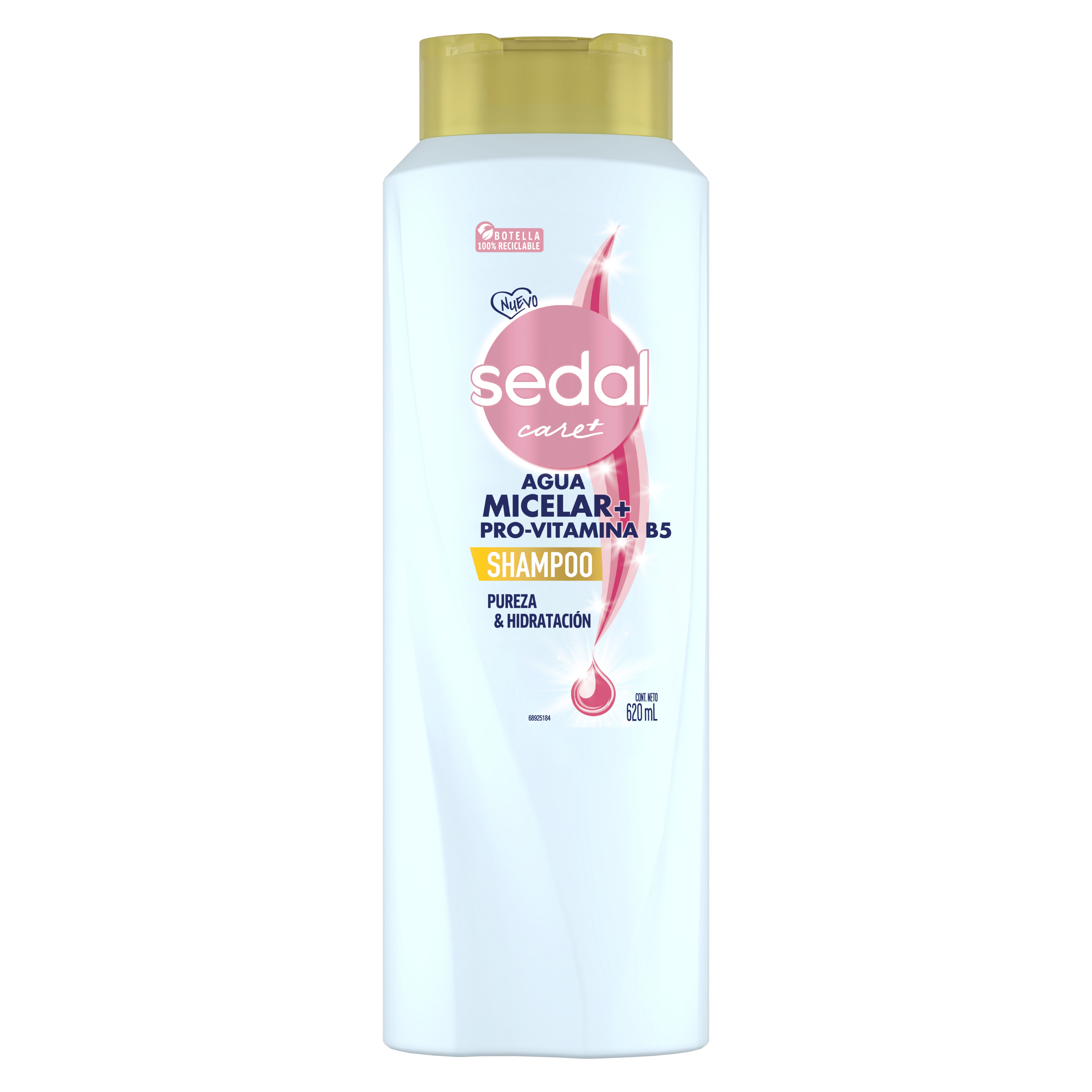 Shampoo Sedal Agua Micelar y Pro-Vitamina B5 620ml