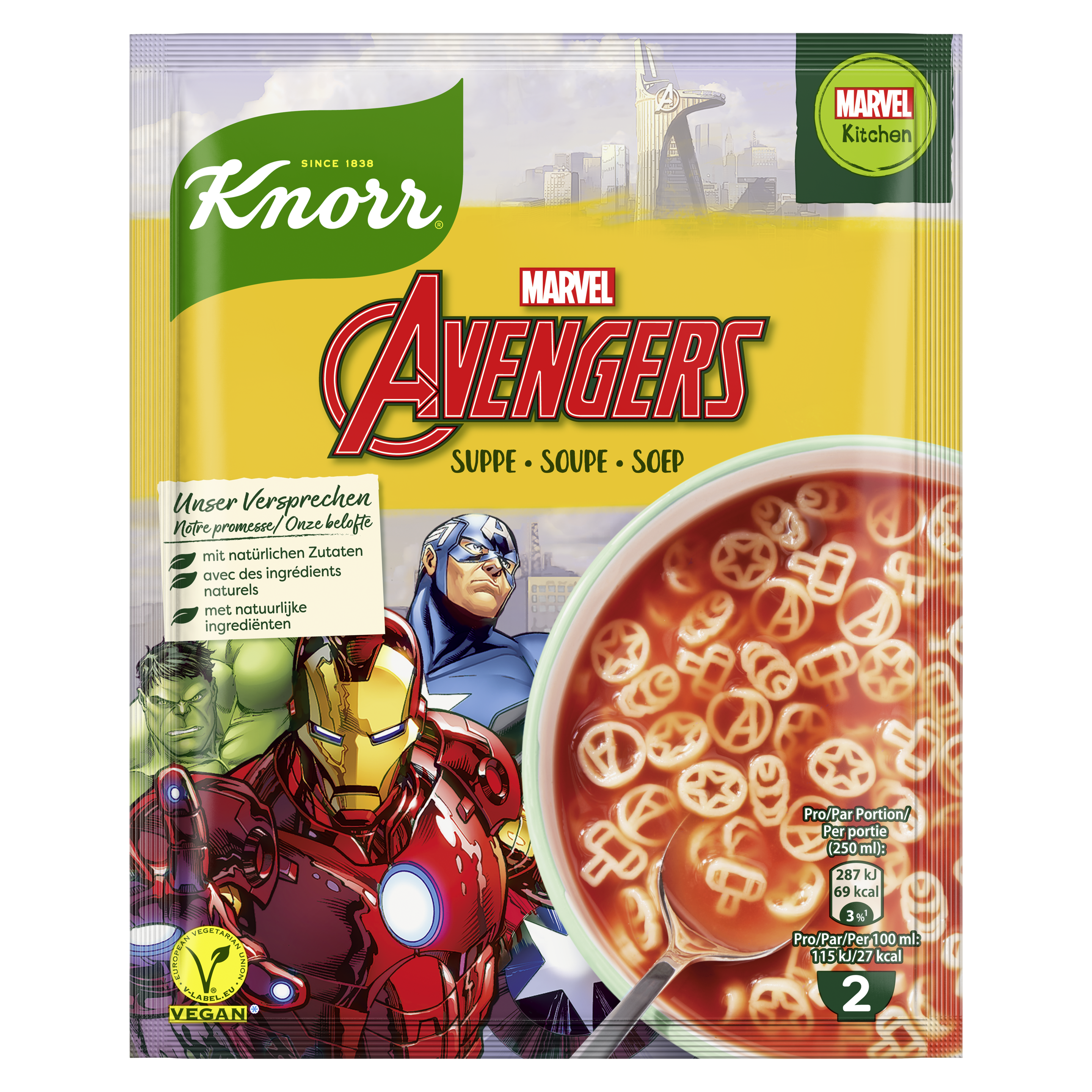 Avengers Soep Tomaat 41 g
