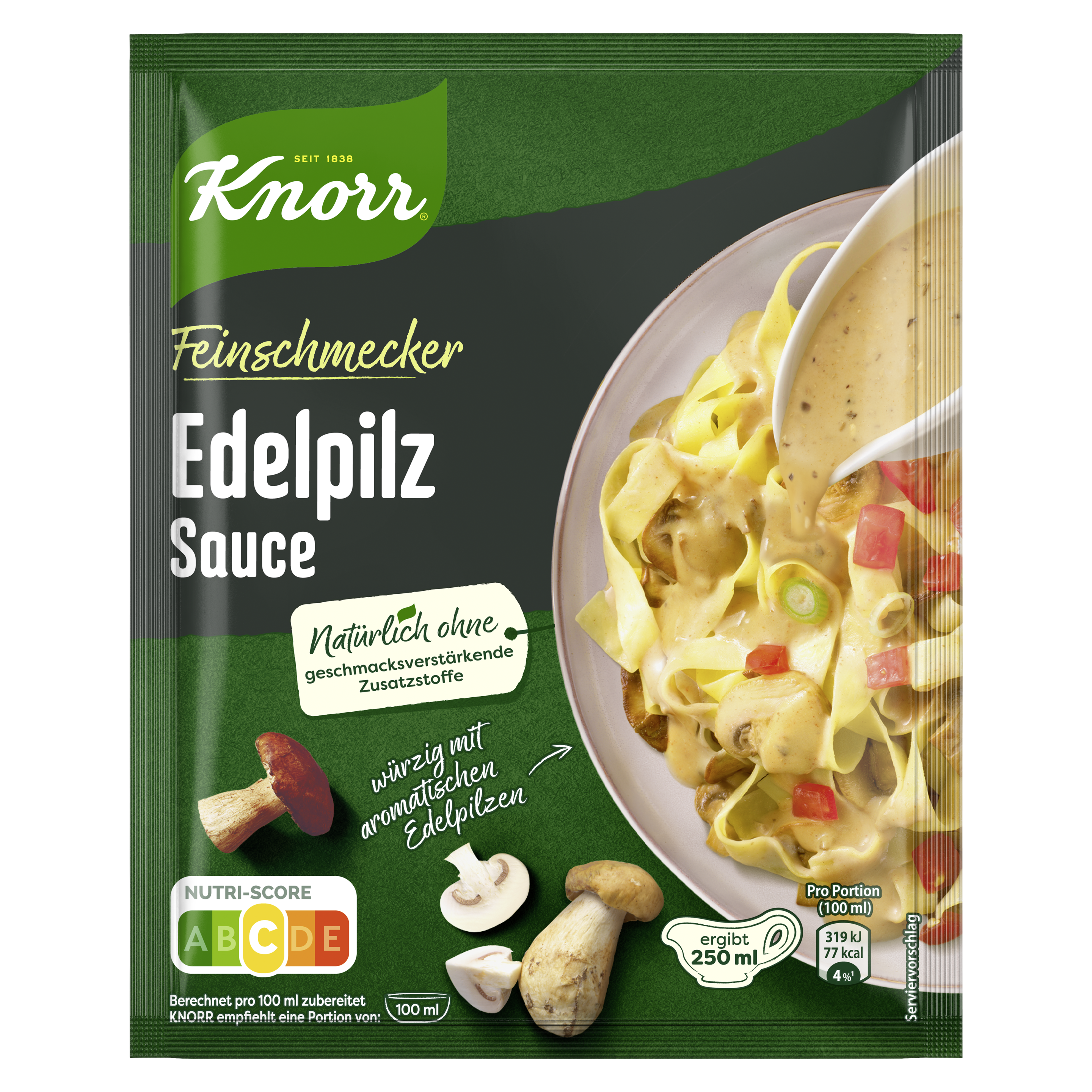 Knorr Feinschmecker Edelpilz Sauce ergibt 250 ml