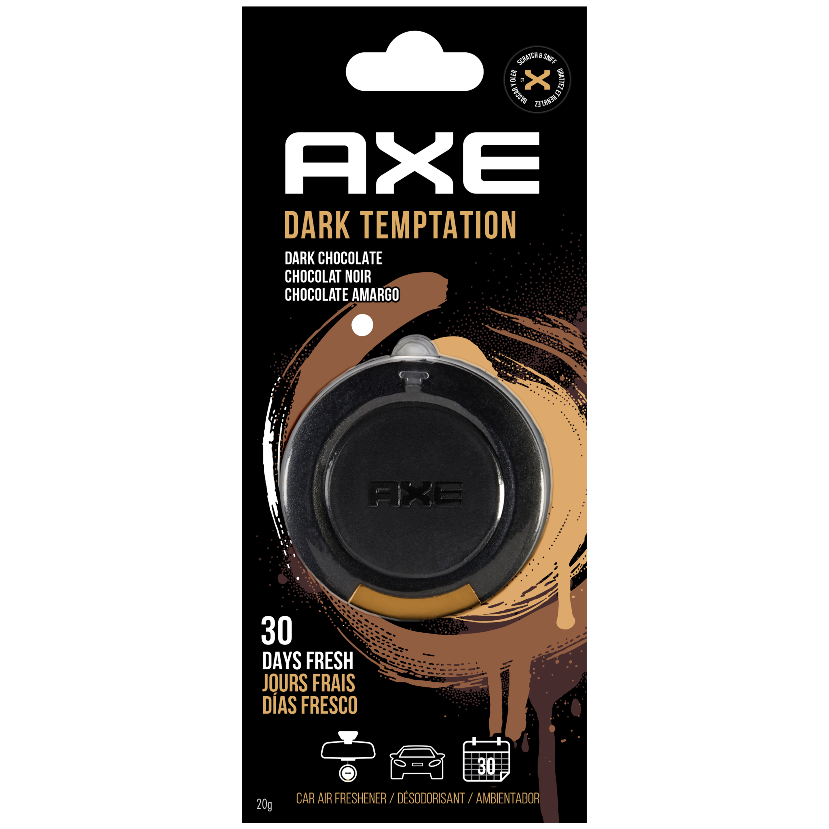 AXE Dark Temptation 3D Hanging Car Air Freshener