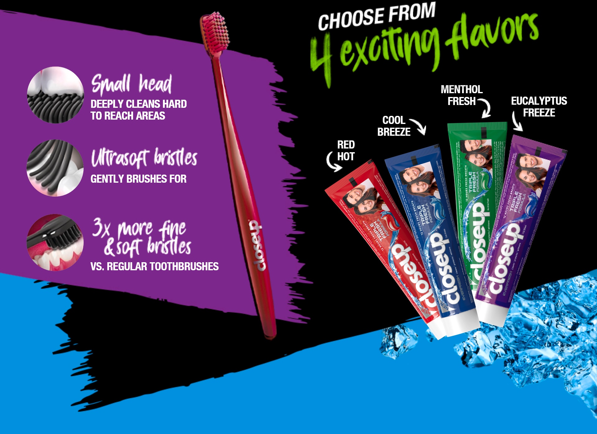 choose from 4 existing flavors