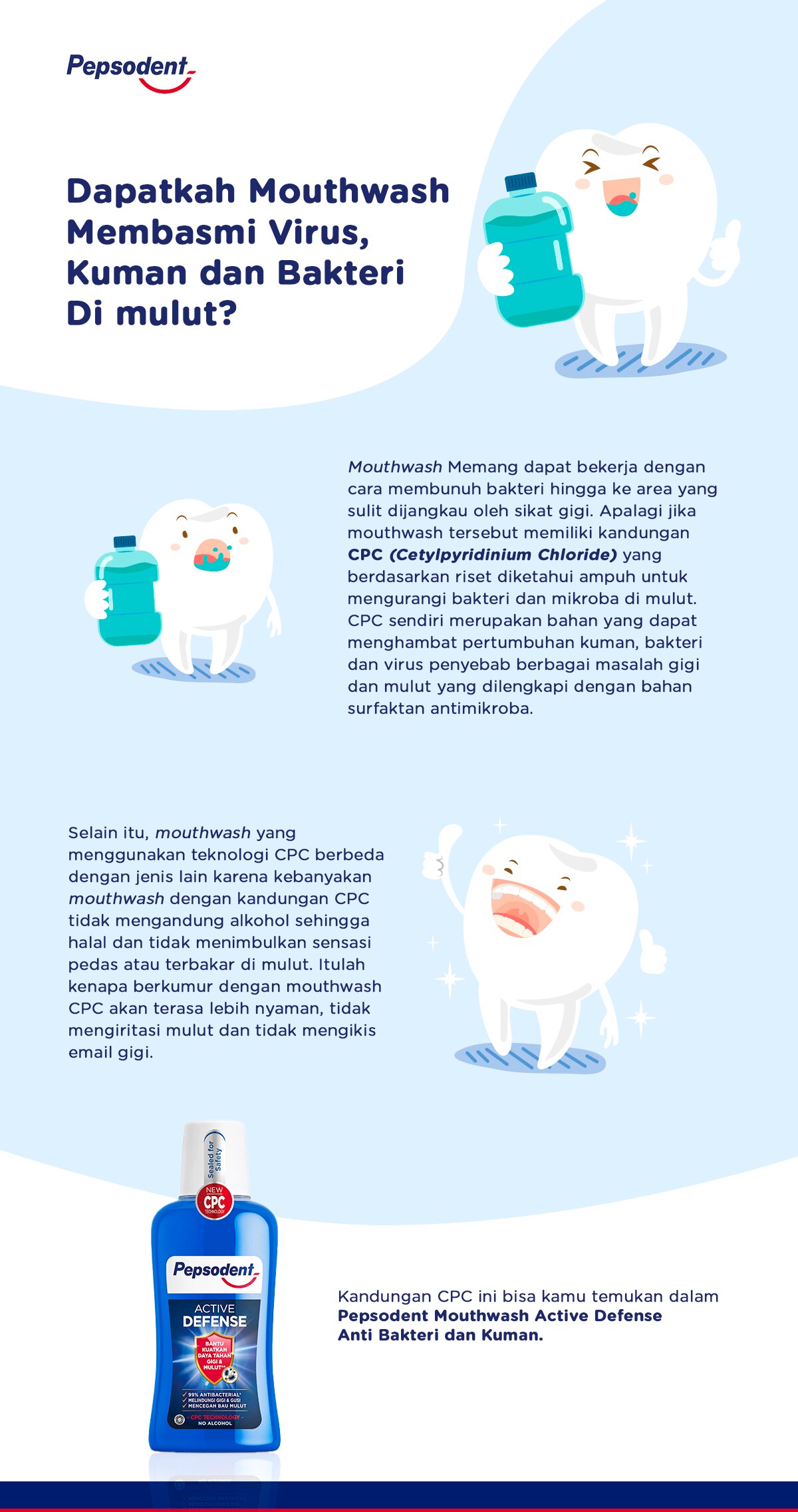 Bagaimana Cara Cairan Pembersih Gigi Bantu Membasmi Bakteri dan Kuman di Mulut?