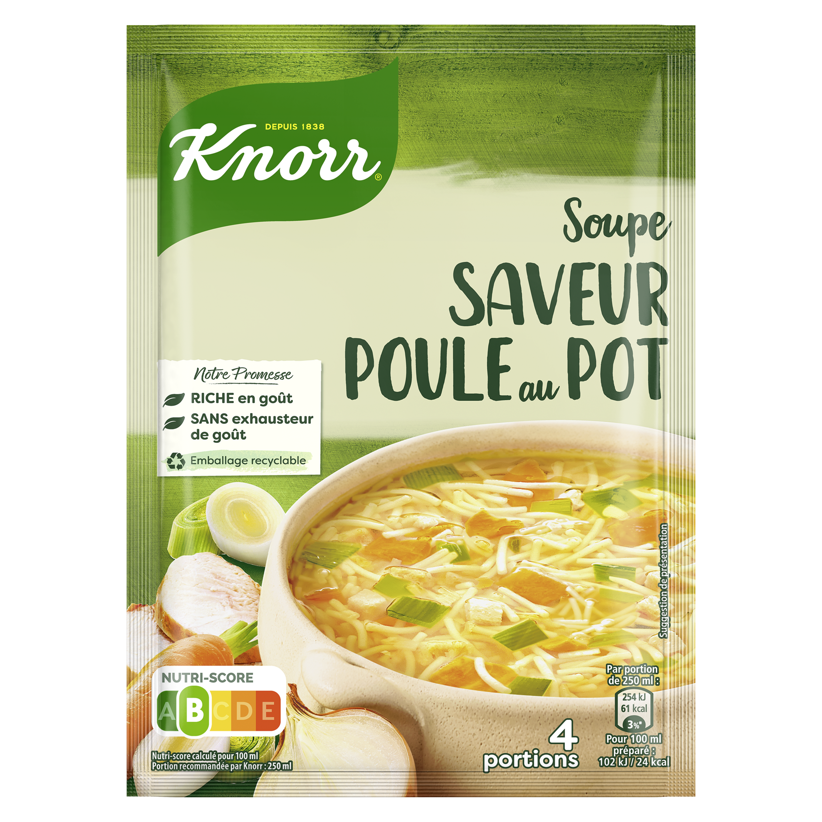 Soupe Poule au Pot aux Petits Légumes