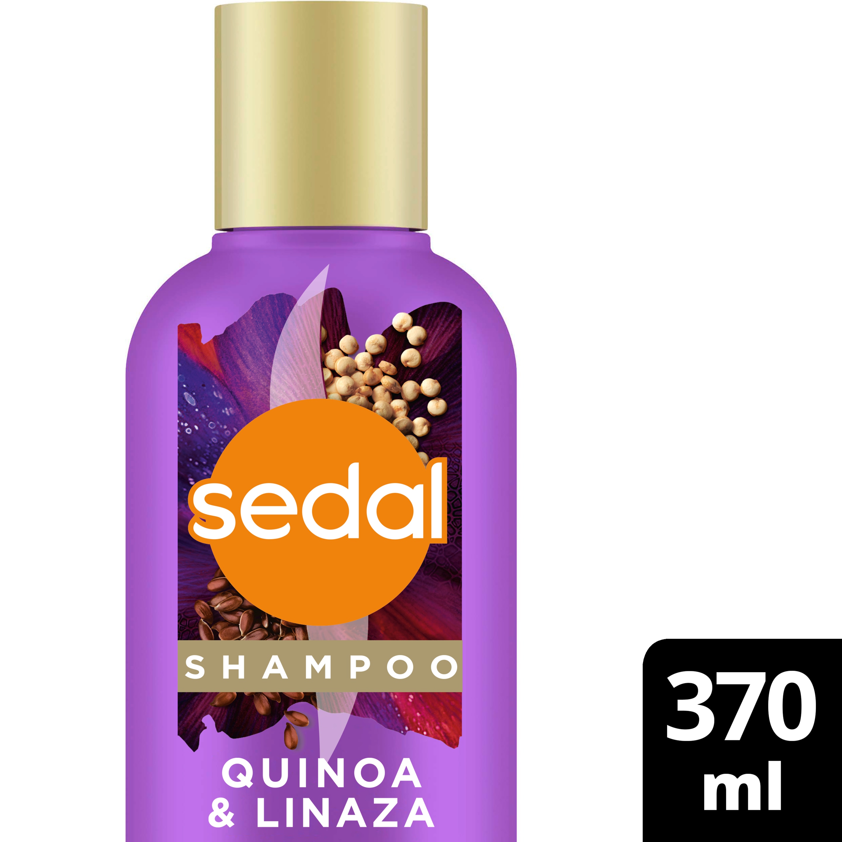 Shampoo Sedal Sin Sal Ni Parabenos Quinoa y Linaza 370 ml