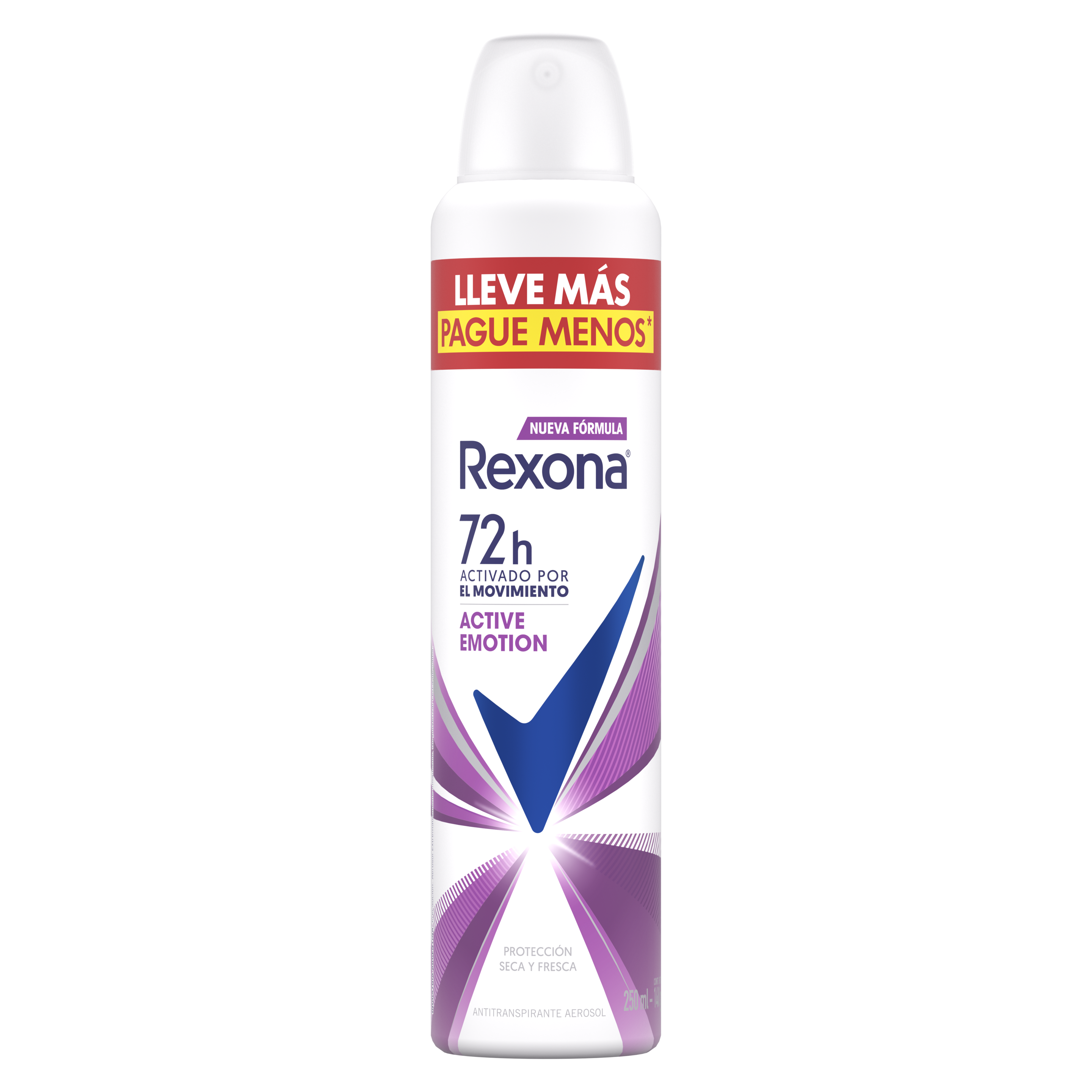 Rexona Mujer Antitranspirante Aerosol Active Emotion 250ml