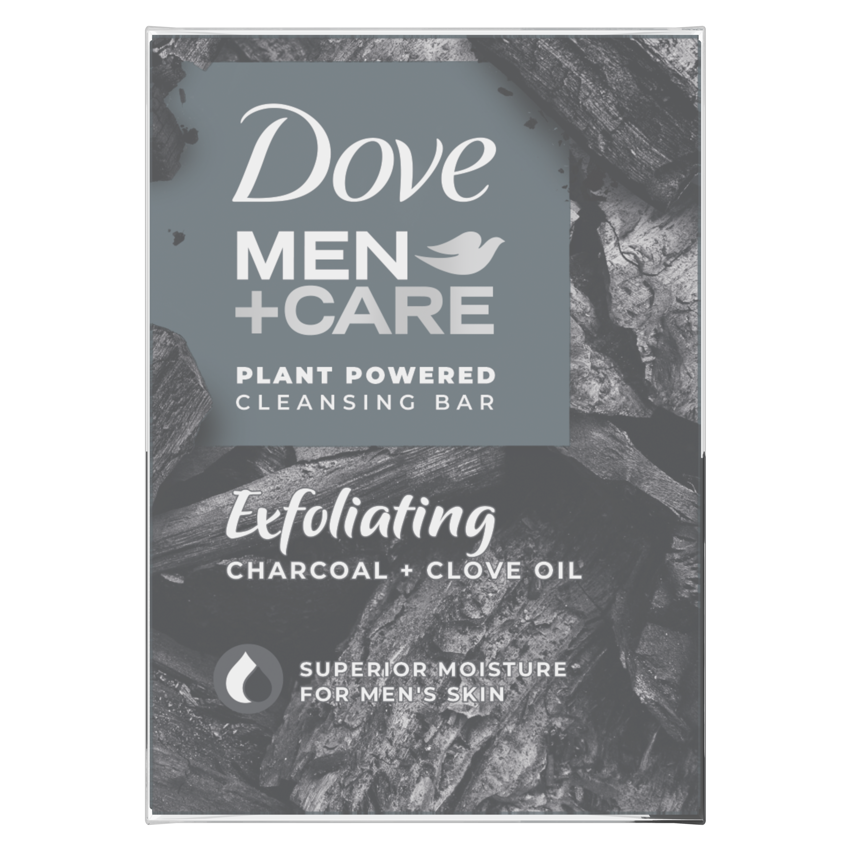 Men+Care Plant Powered Exfoliating Charcoal + Clove Oil Cleansing Bar
