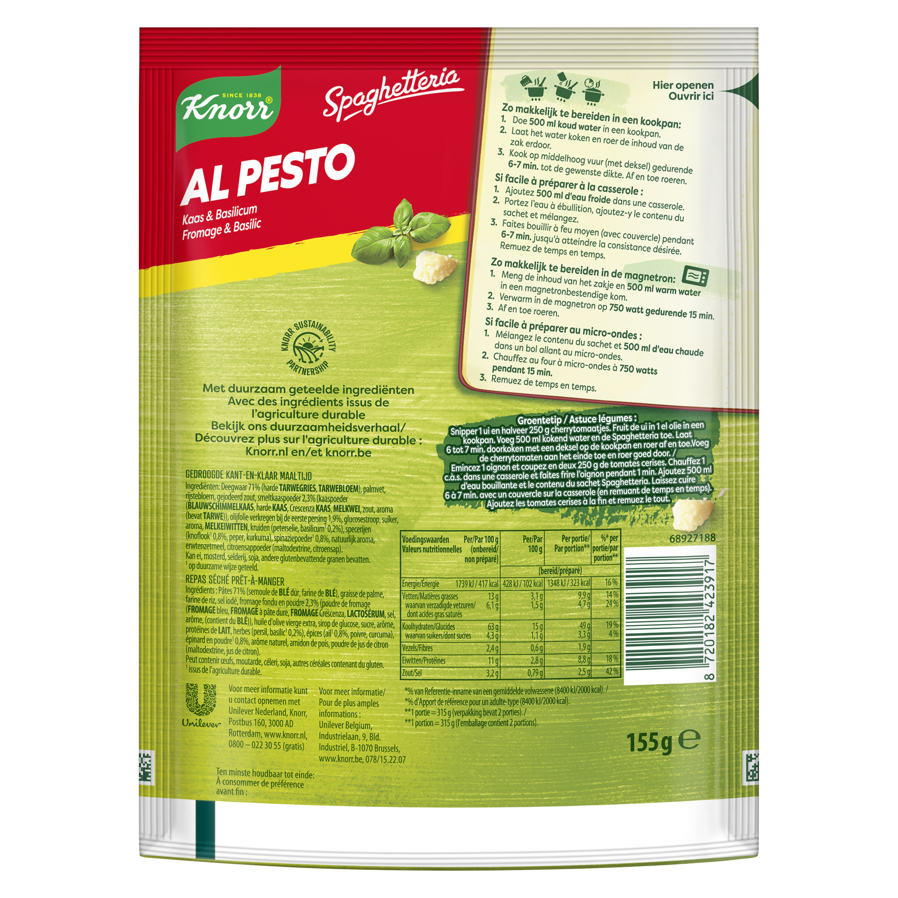 Spaghetteria Al Pesto packshot