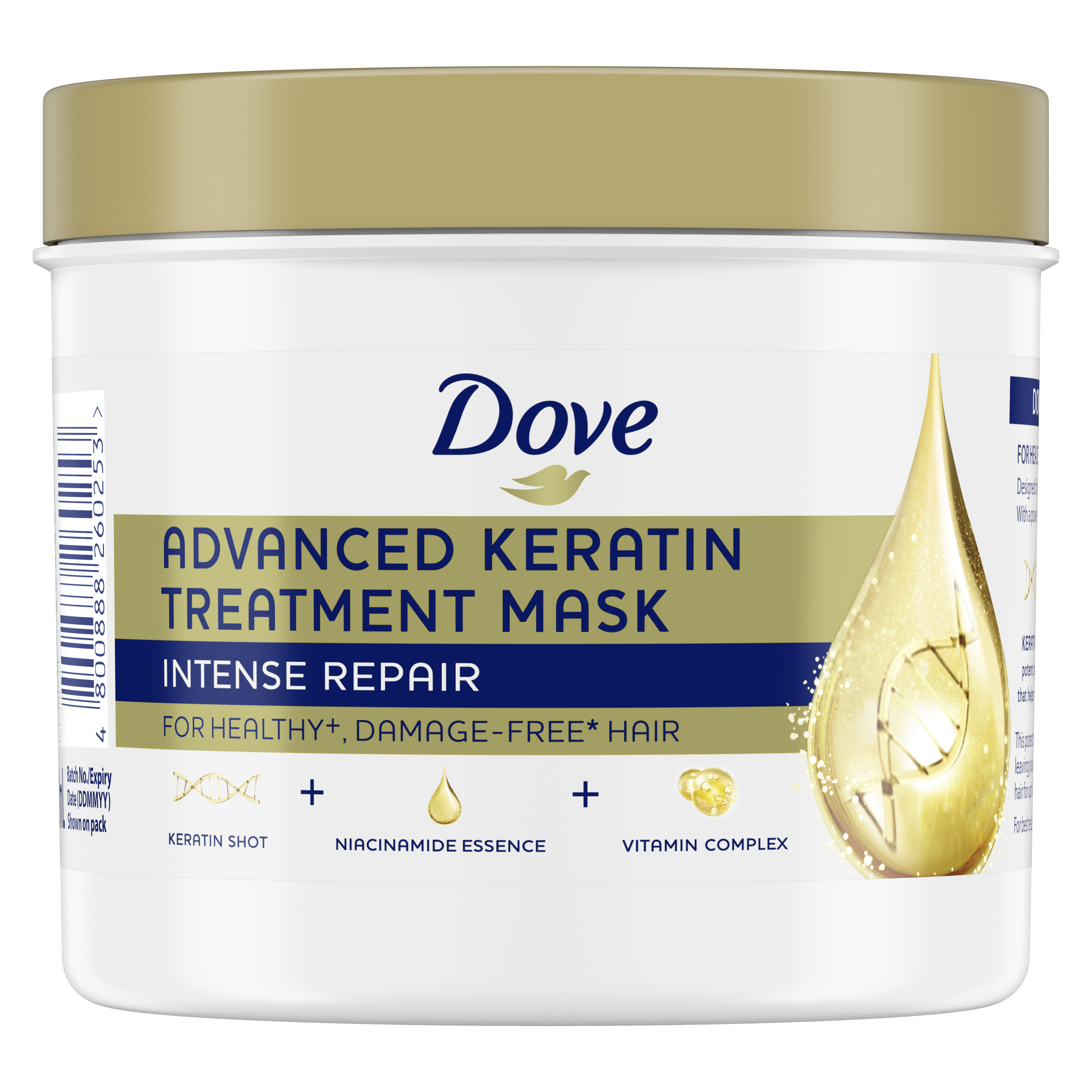Dove Advanced Keratin Treatment Mask