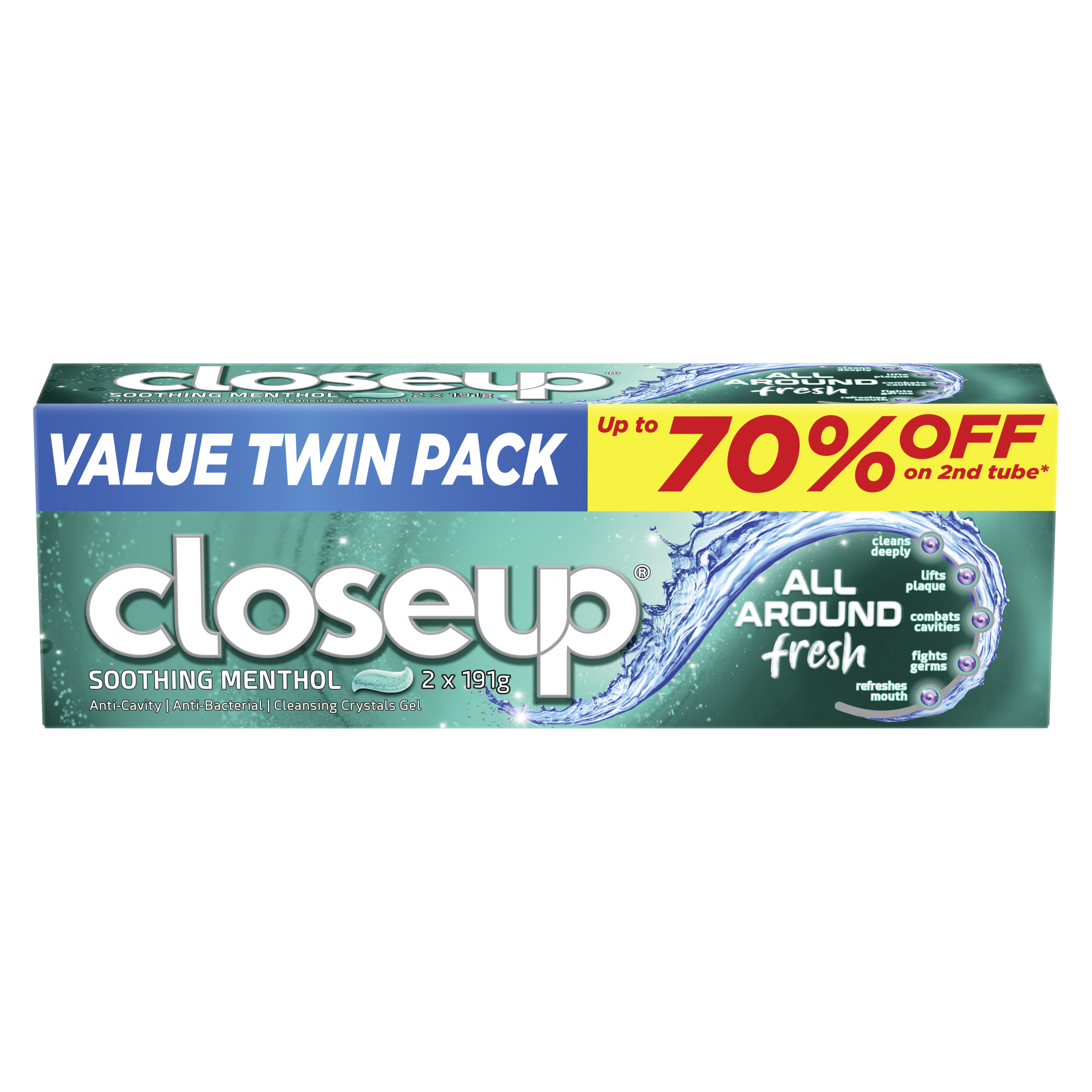 closeup All Around Fresh Soothing Menthol Toothpaste