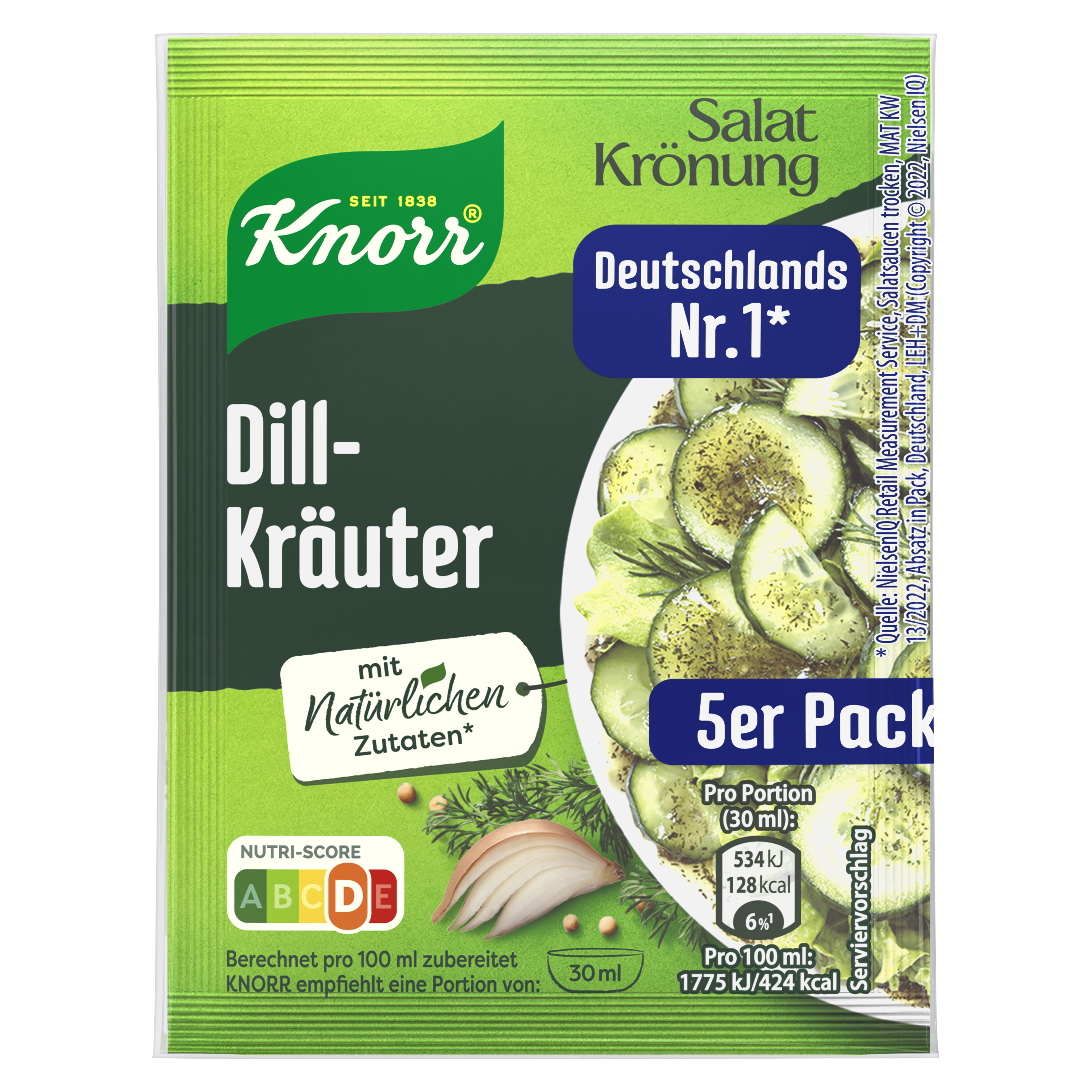 Knorr Salatkrönung Dill Kräuter Dressing 5er-Pack