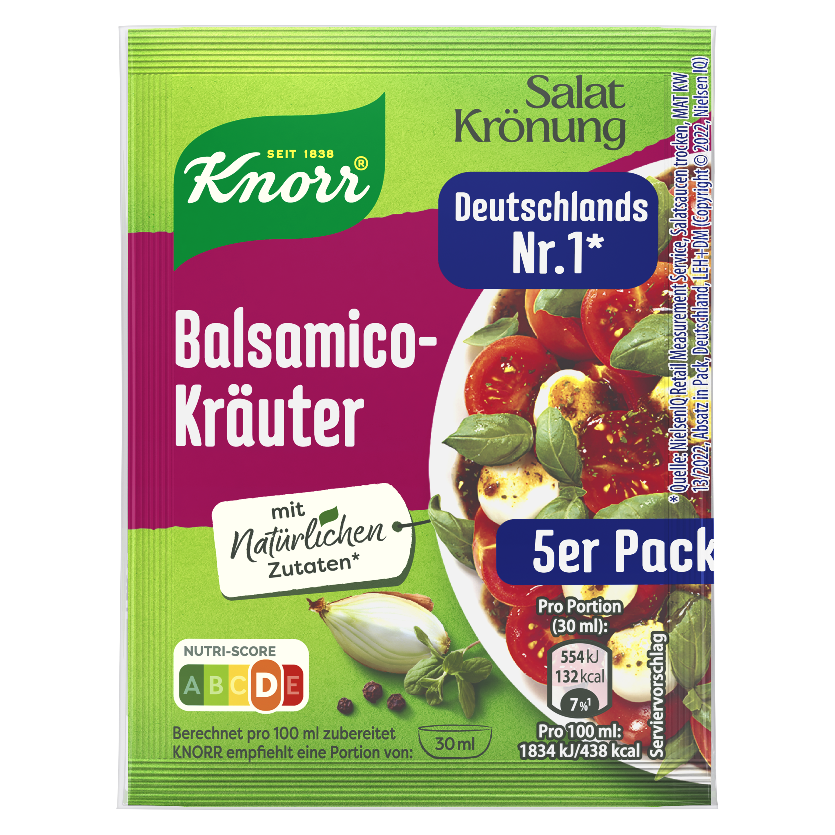 Knorr Salatkrönung Balsamico-Kräuter Dressing 5er-Pack