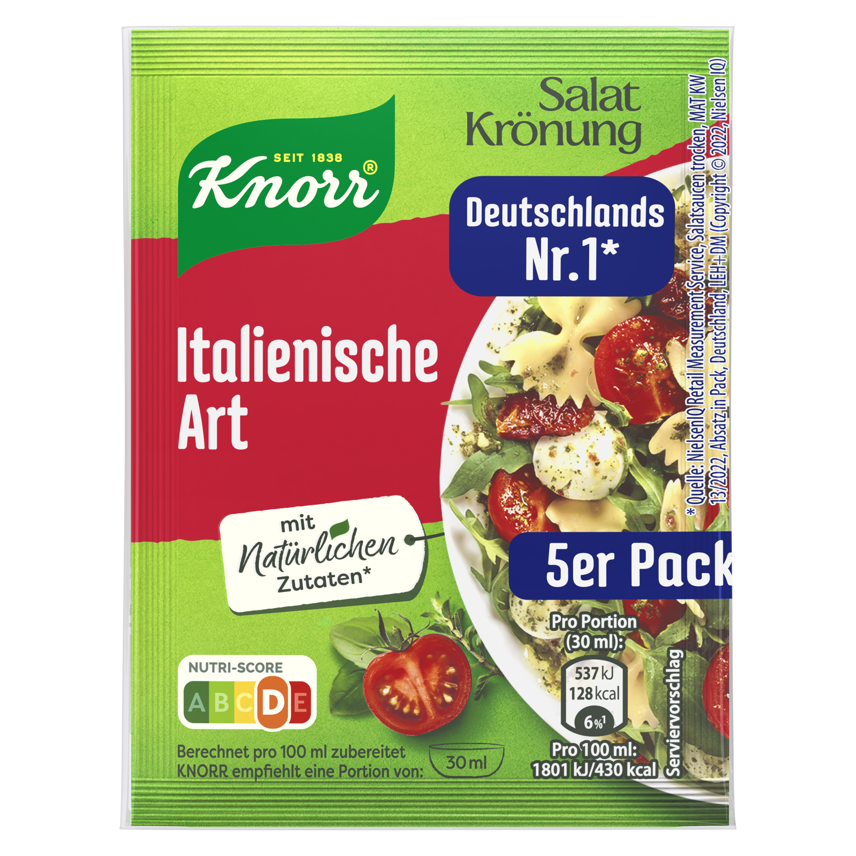 Knorr Salatkrönung Italienische Art Dressing 5er-Pack