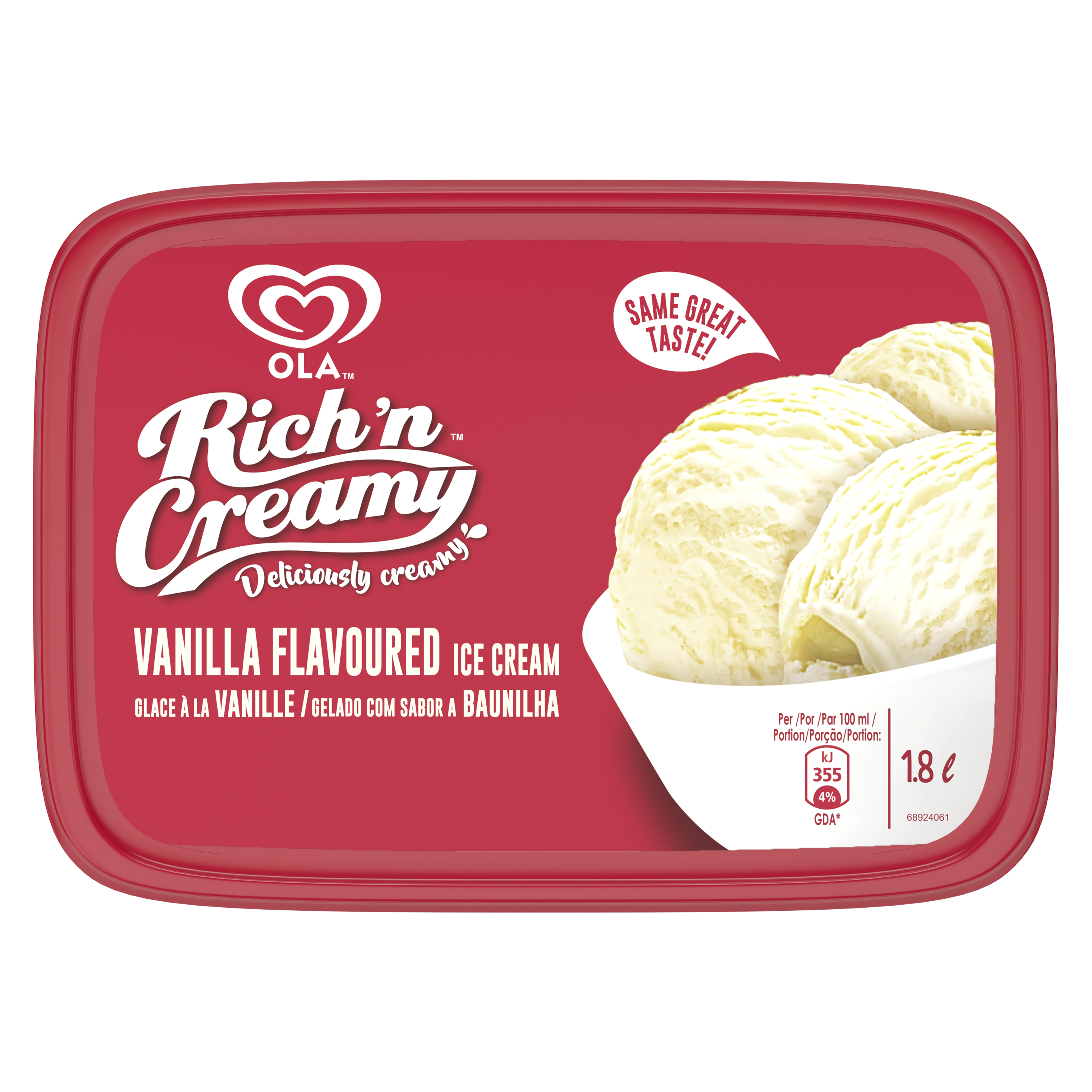 OLA Rich 'n Creamy Vanilla
