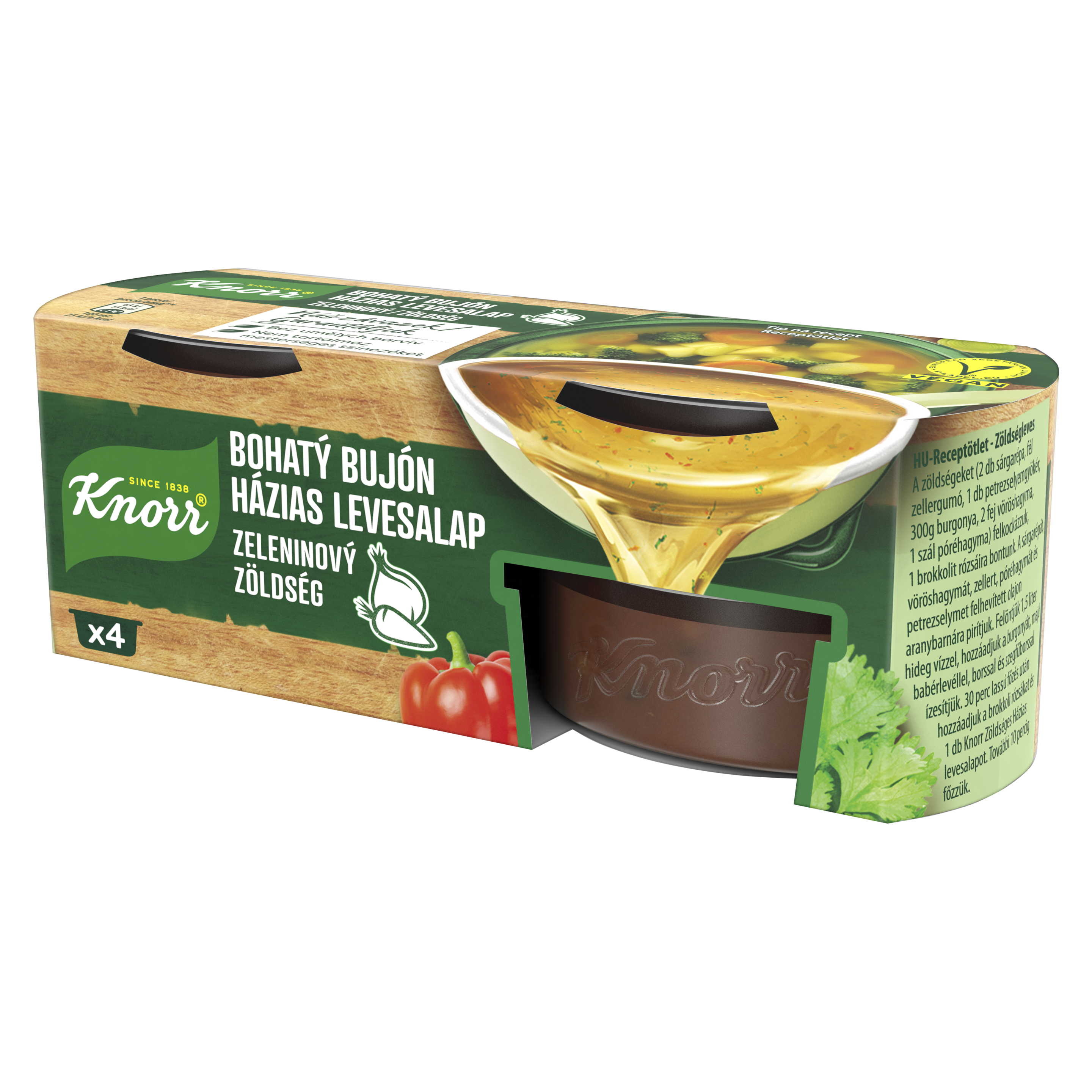 Knorr Házias Zöldség Levesalap 112g packshot
