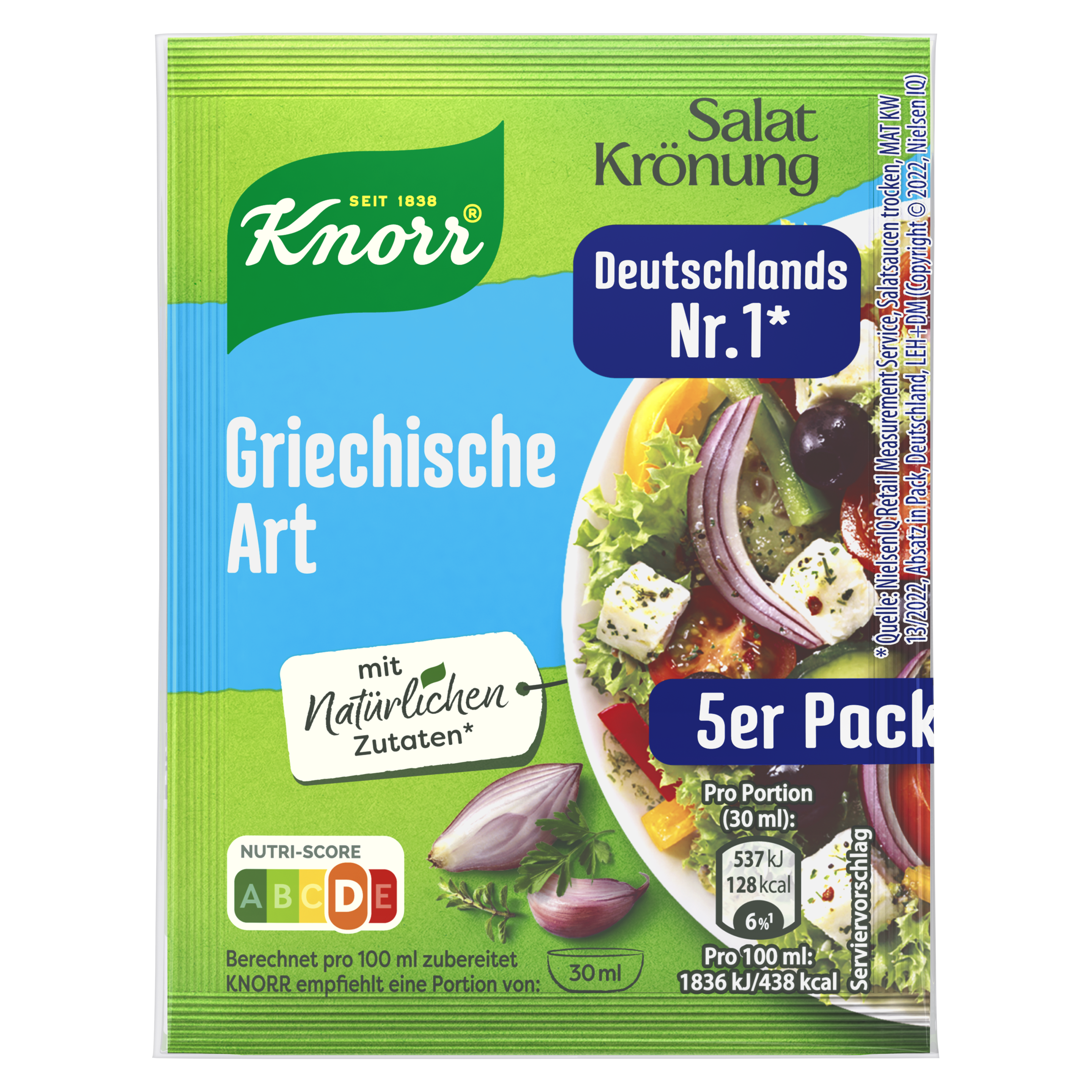 Knorr Salatkrönung Griechische Art Dressing 5er-Pack