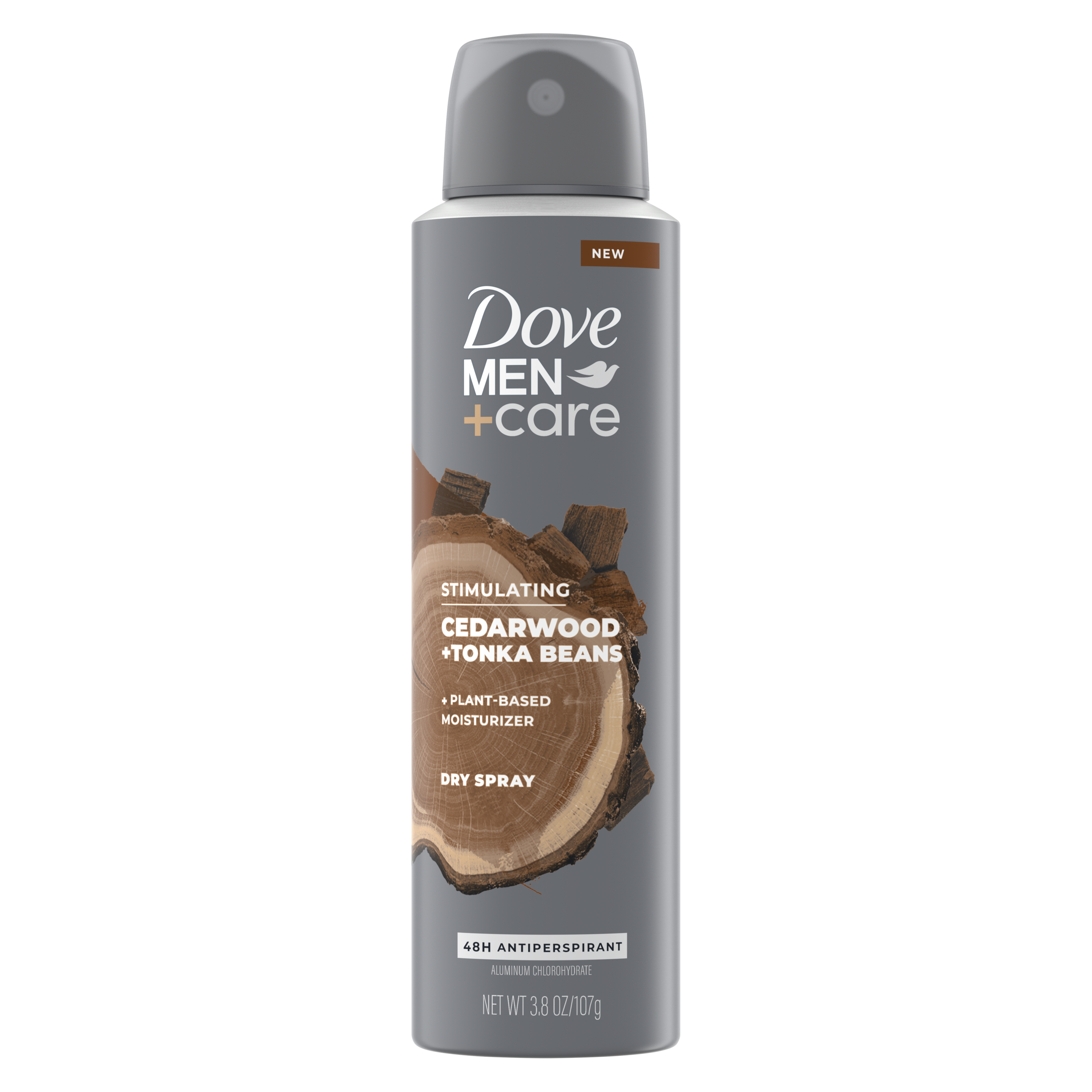 Dove Men+Care Stimulating Cedarwood + Tonka Beans Dry Spray Antiperspirant